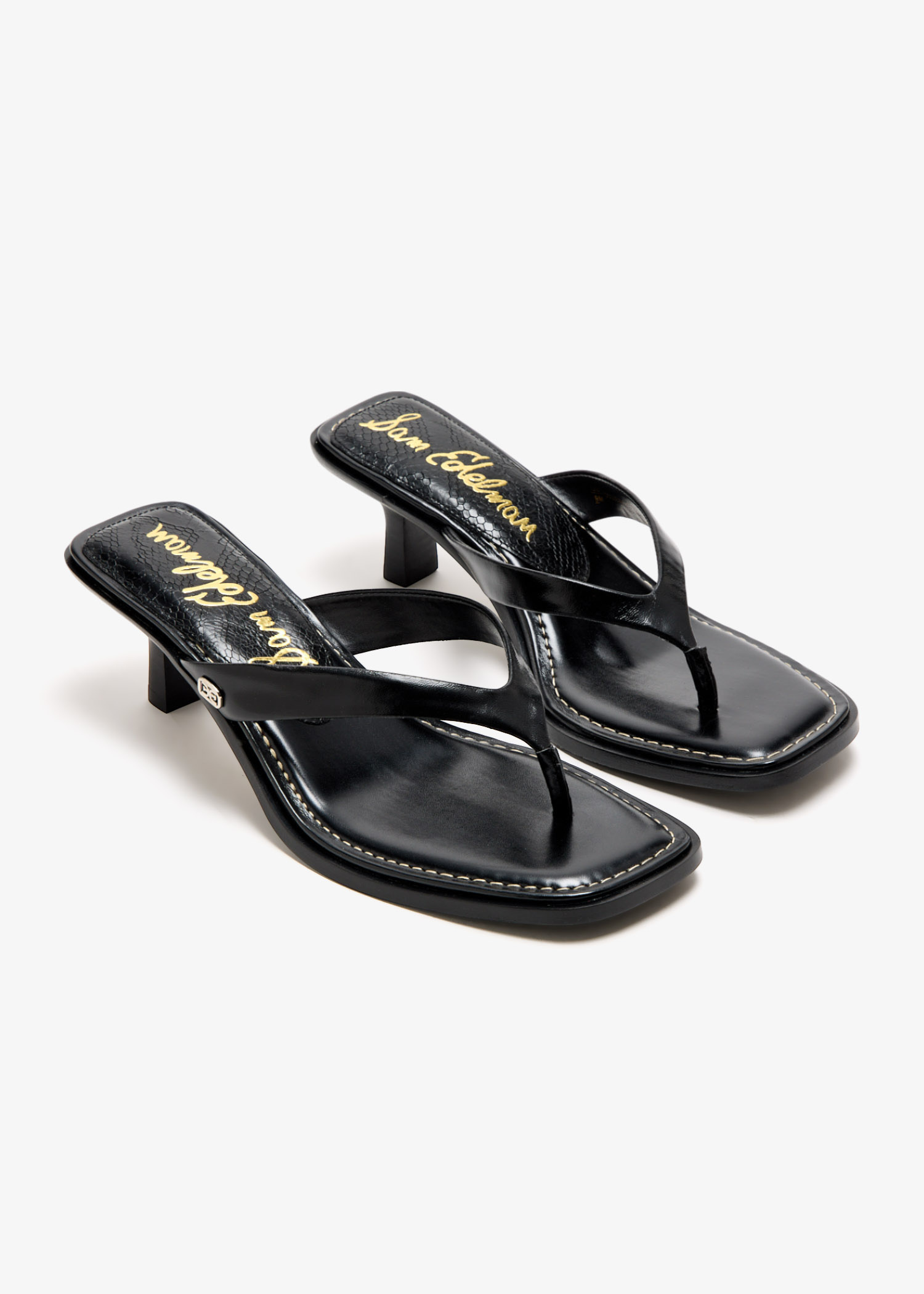 Sam Edelman Dollie thong sandals for Women - Black in USA | Level