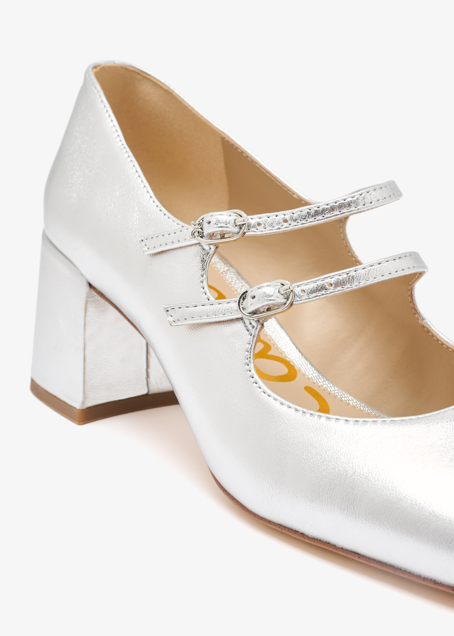 Sam Edelman Sarah Mary Jane pumps for Women - Silver in USA