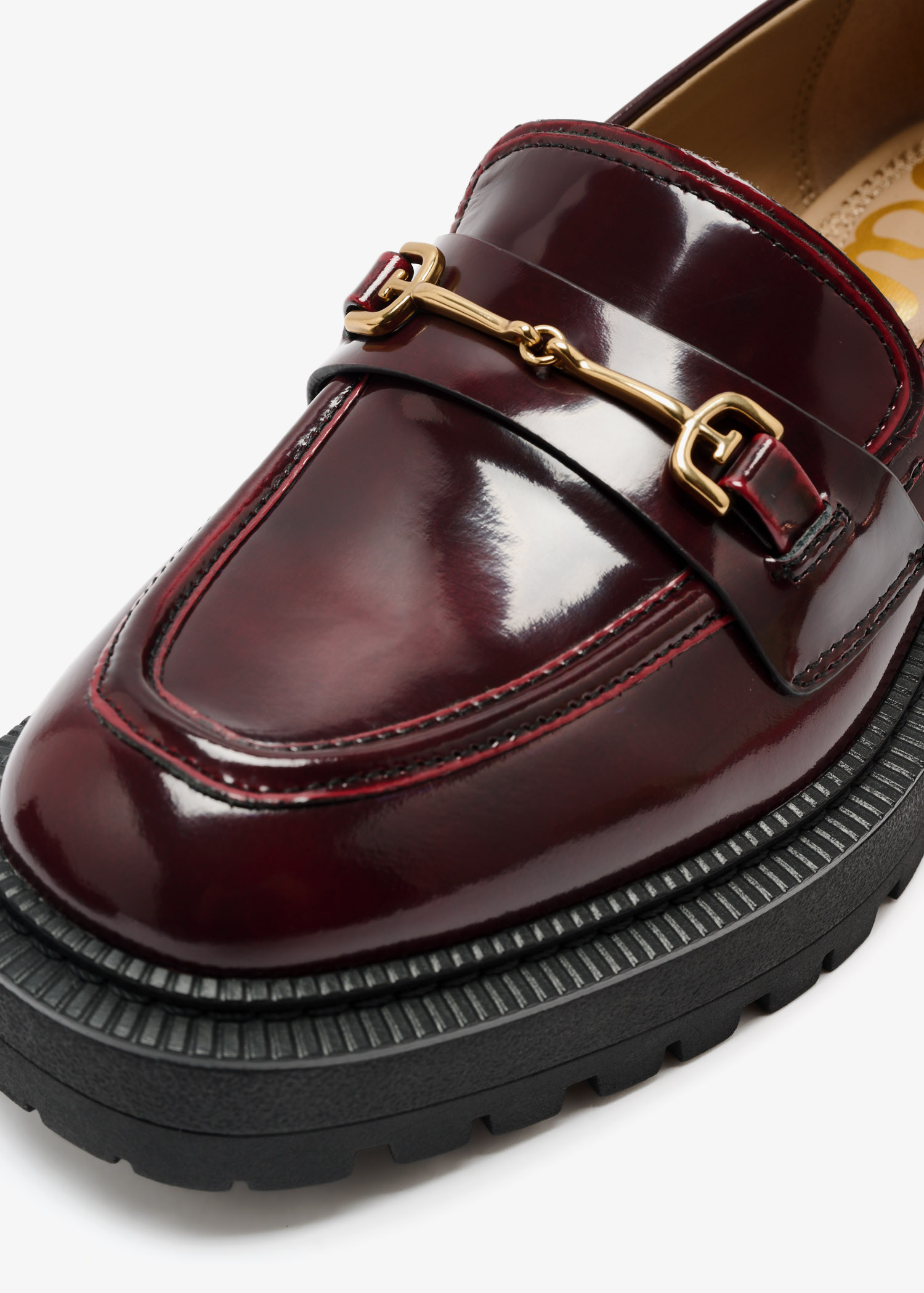 Sam Edelman Brown Patent Loafers Sam Edelman Women main image 2