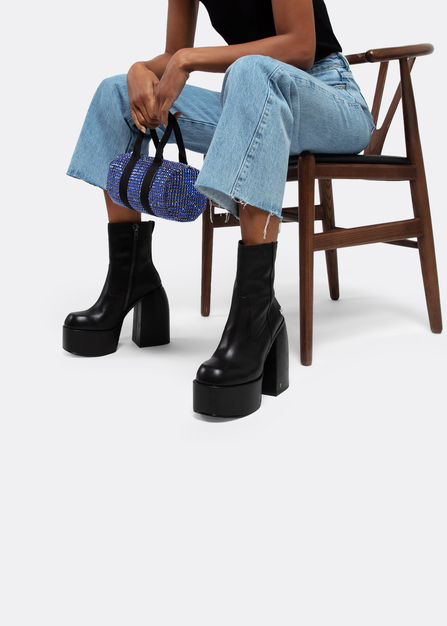 Naked Wolfe Jailbreaker boots for Women - Black in USA | Level Shoes