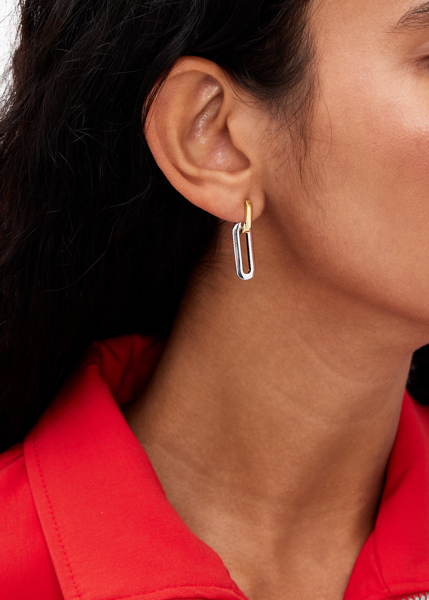 Jenny Bird Teeni detachable link earrings for Women - Silver