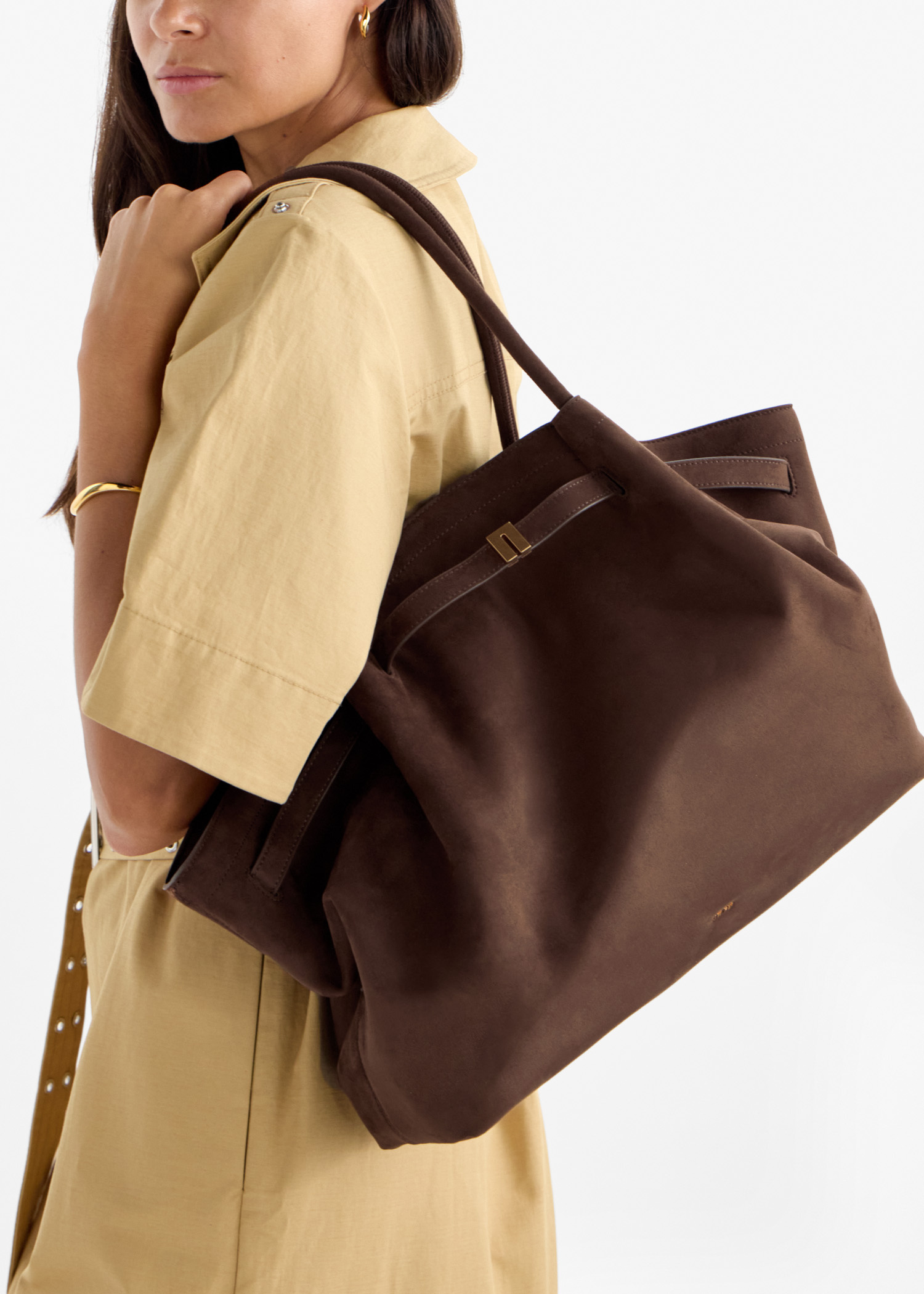 JW PEI Hana large tote bag for Women - Brown in USA | Level Shoes