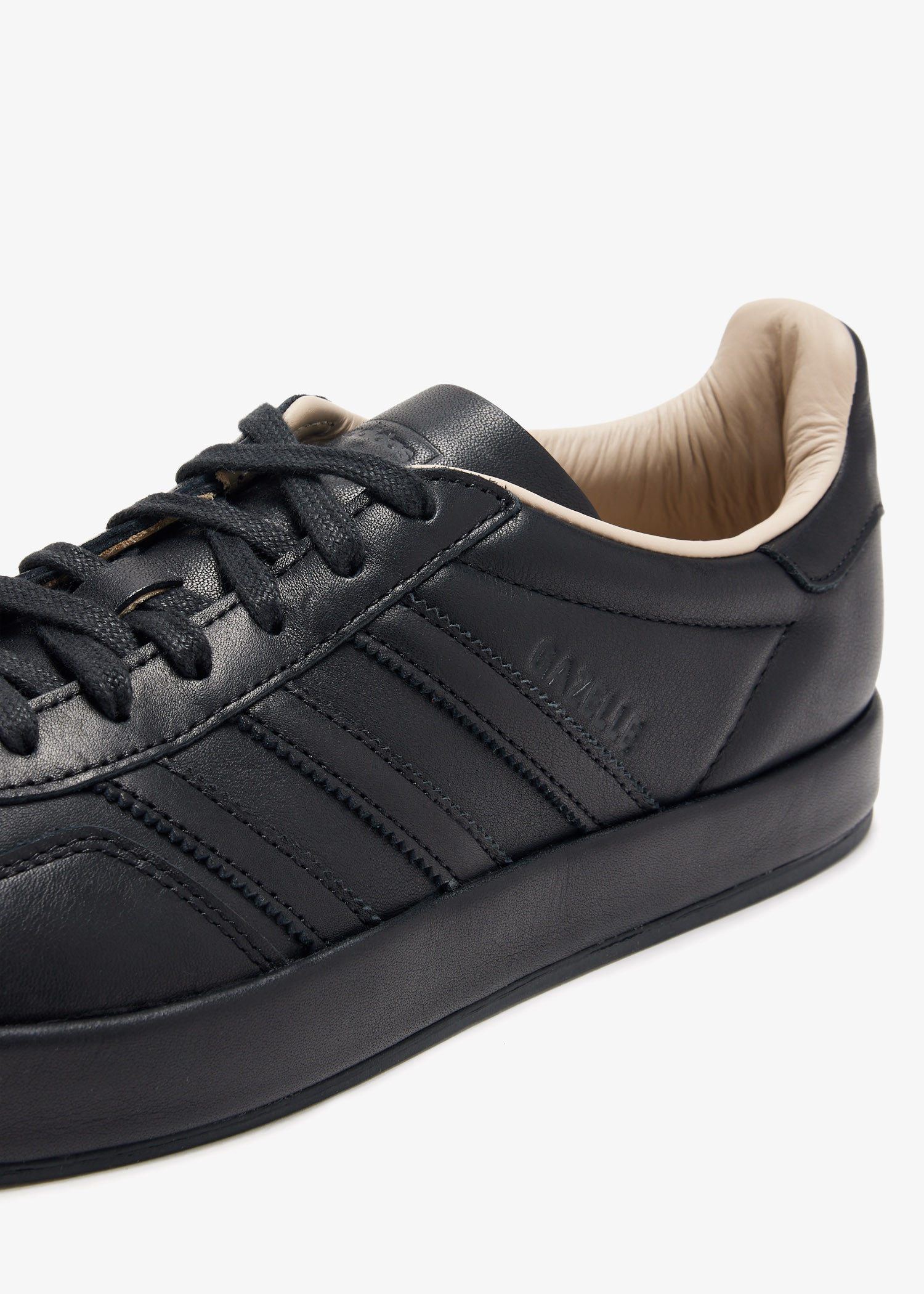 adidas gazelle silver green womens Adidas Gazelle Triple Black Leather Running Trainers BB5497 Unisex  Foot  World