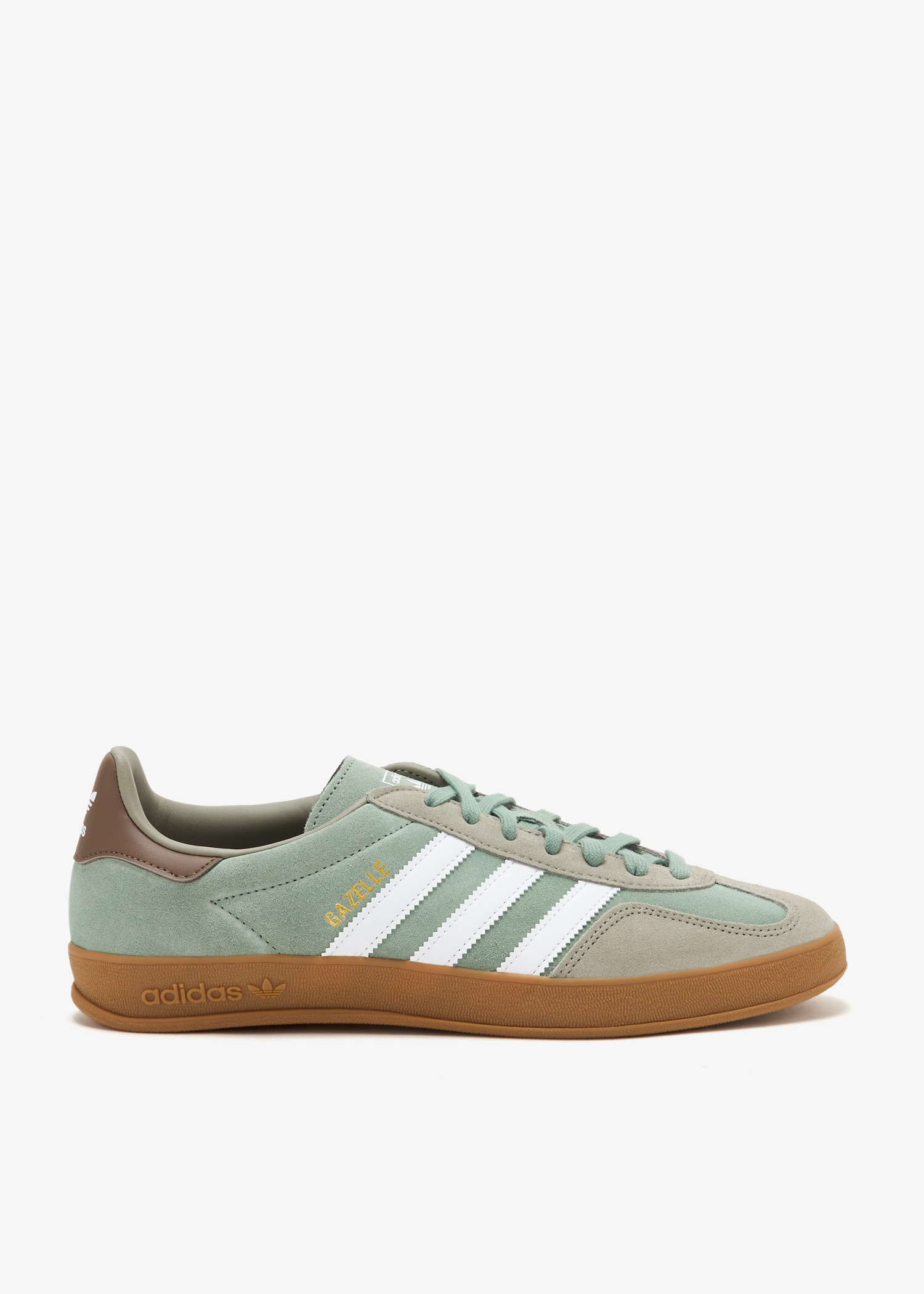 スニーカー adidas Gazelle Indoor Green Brown JI3526 adidas Gazelle Indoor Shoes - Green | Free Shipping with