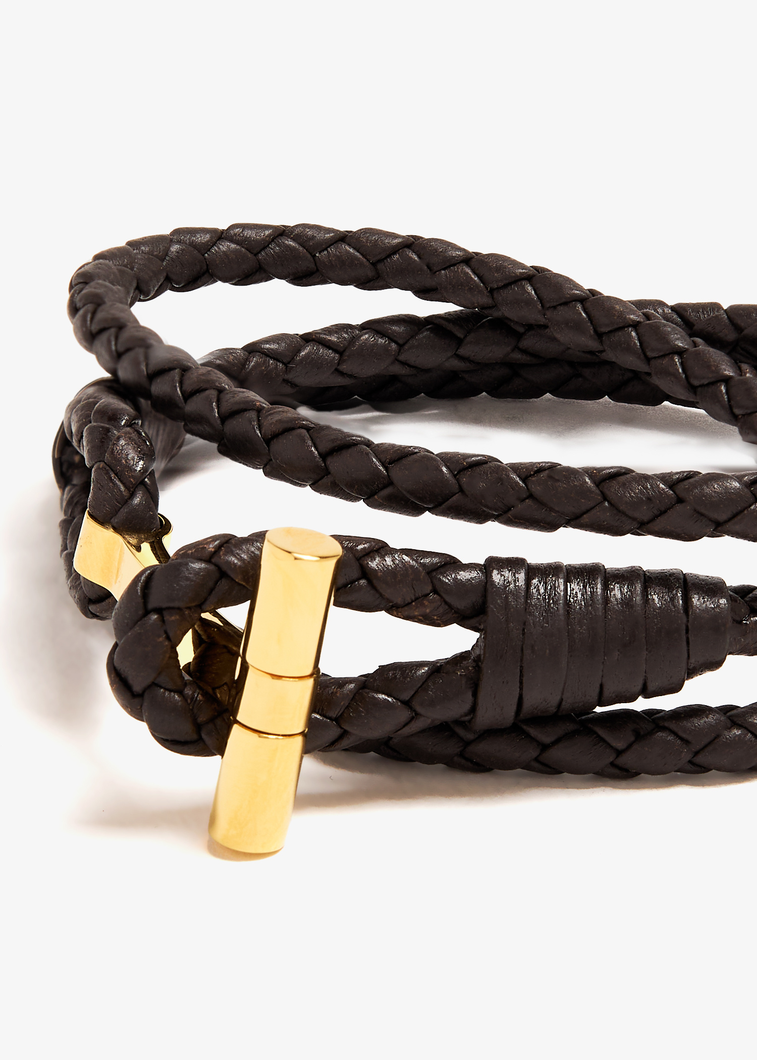 ブレスレット Tom Ford JM0001T WCABR WOVEN CALF LEATHER Bracelet TOM FORD Brass & Braided Leather Bracelet | Saks Fifth Avenue