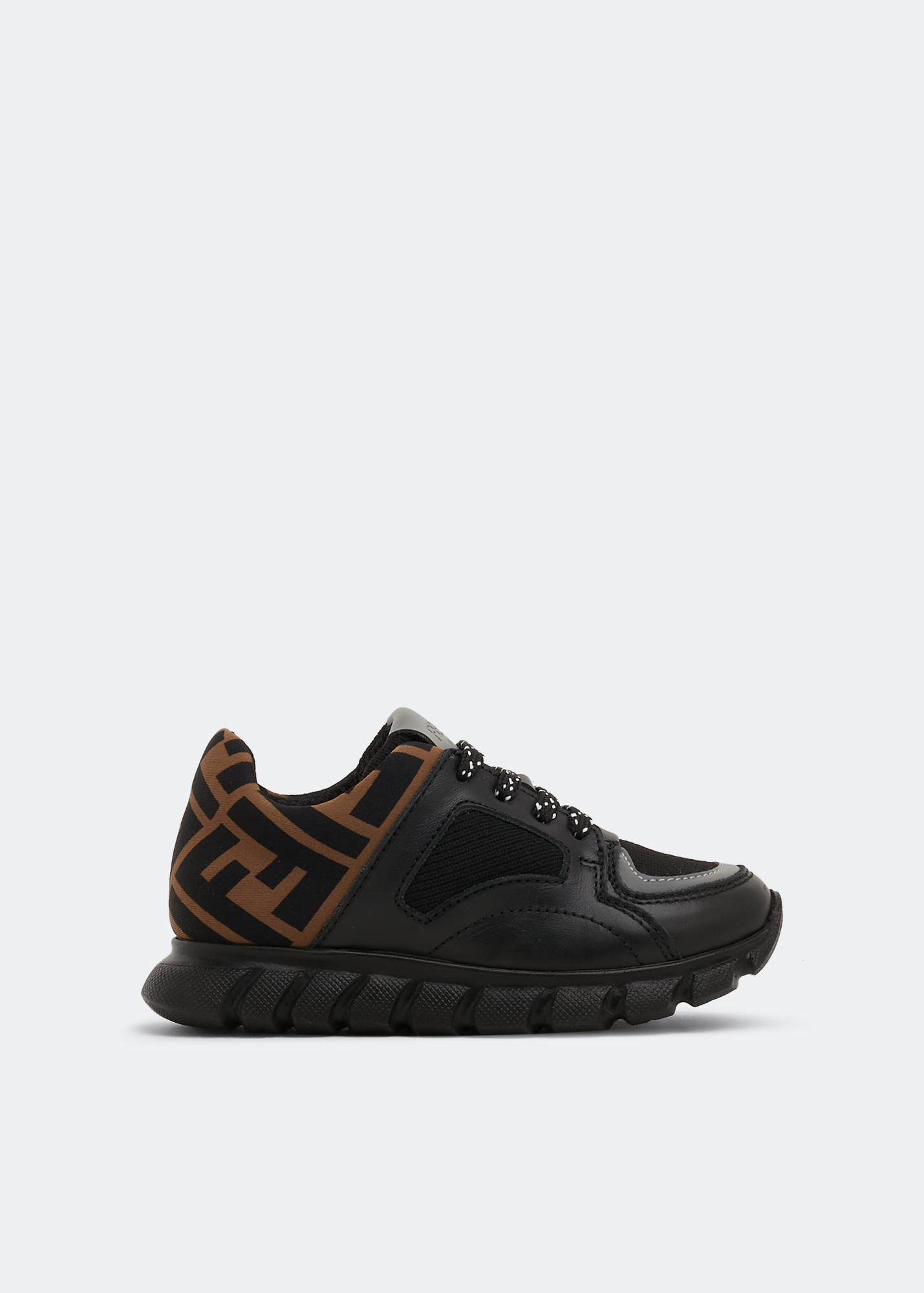 FENDI FF logo trainers for Kids Unisex - Black in UAE