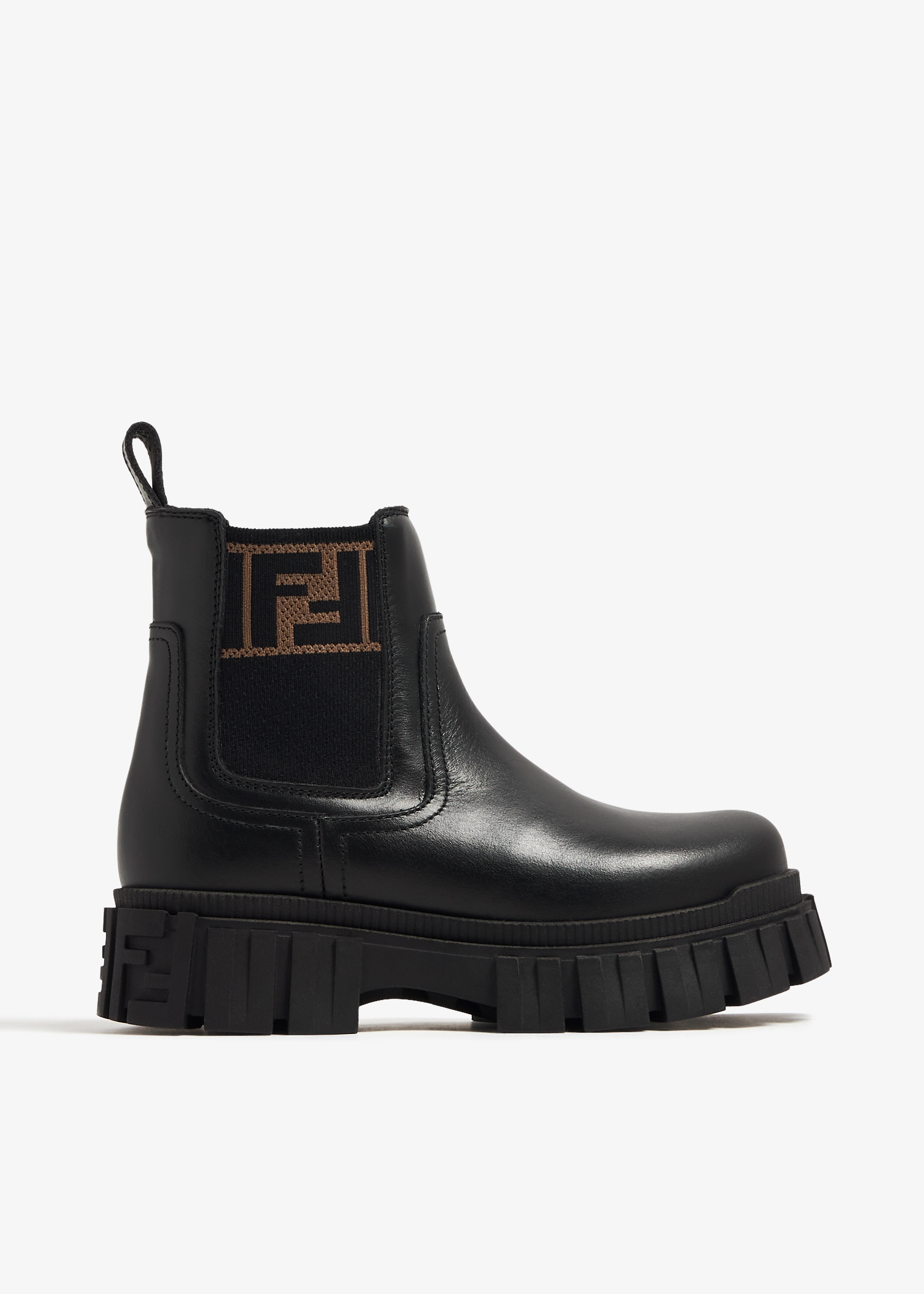 FENDI Biker boots for Kids Unisex - Black in UAE | Level Shoes