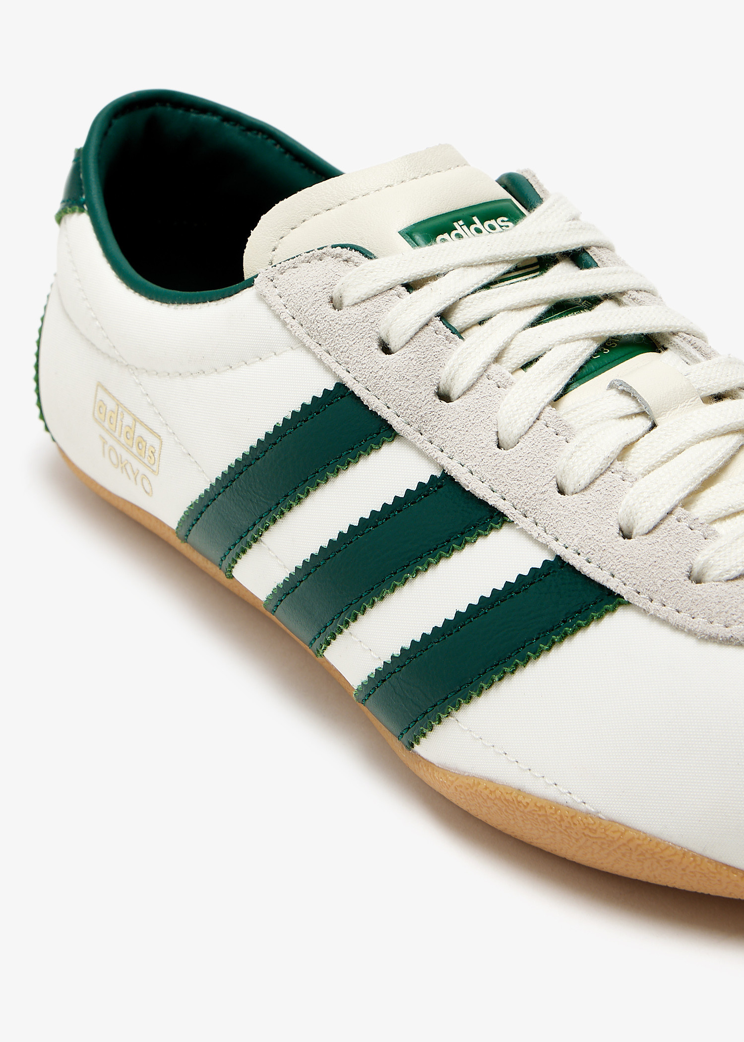 ★adidas★ Tokyo White Green JP9705 JP9705 adidas Originals Tokyo Off White College Green Gold