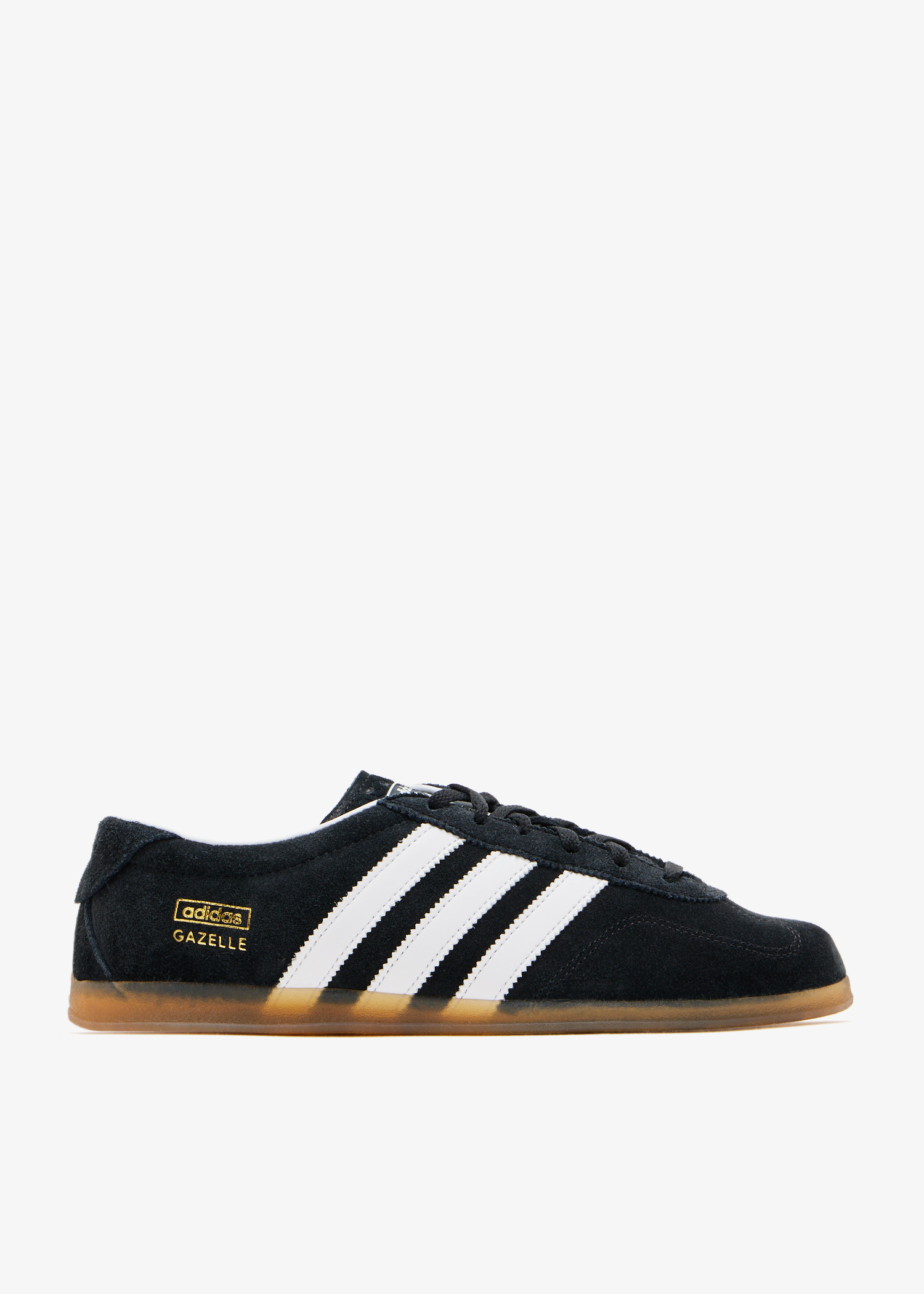 Adidas Gazelle CMYK Stripe Black Leather Sneakers Men\'s 8 Women\'s 9.5 Adidas Gazelle | Men main image 2