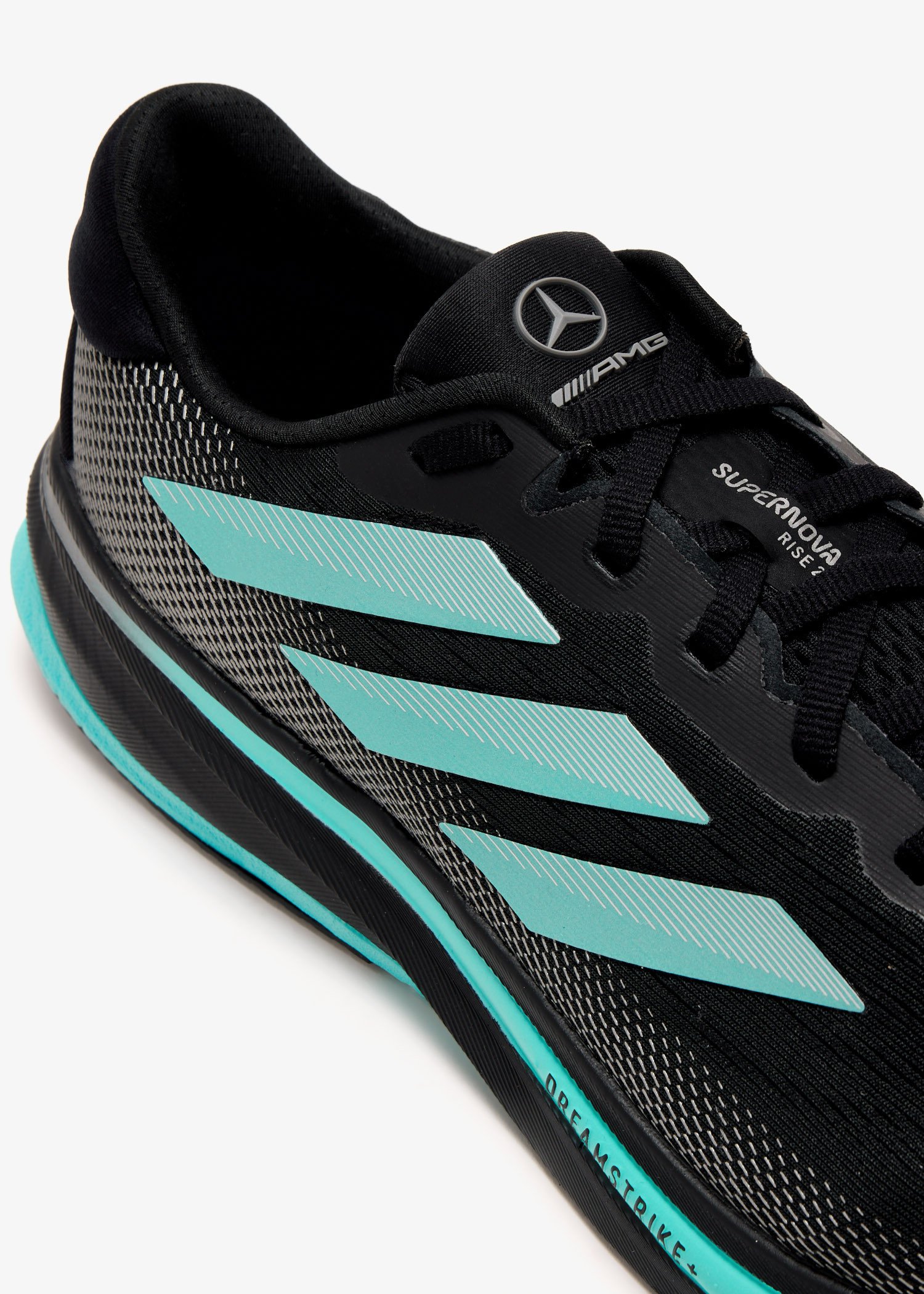 Mercedes-AMG Petronas F1 x adidas Supernova Rise Black Mint JR9384 Men\'s Size 9 Shoes - SUPERNOVA RISE 3 MERCEDES AMG PETRONAS F1 TEAM Shoes  main image 2