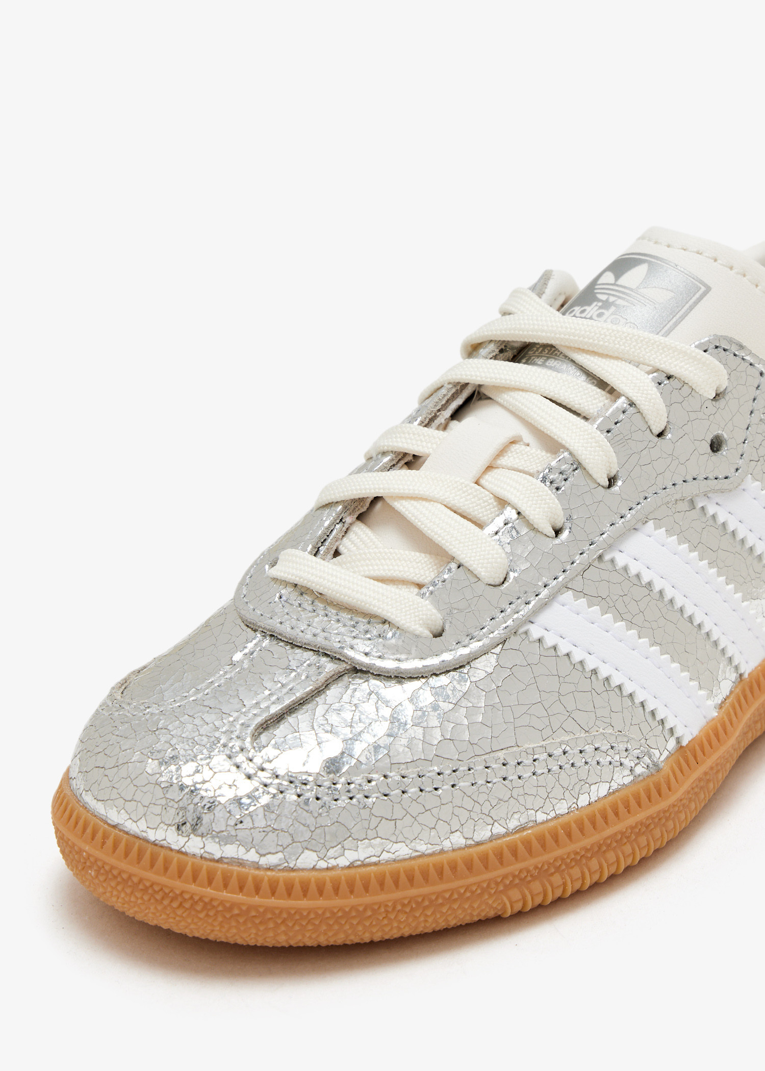 adidas gazelle silver green womens 35 1/2 EU Adidas Samba Glitter Shimmer Silver