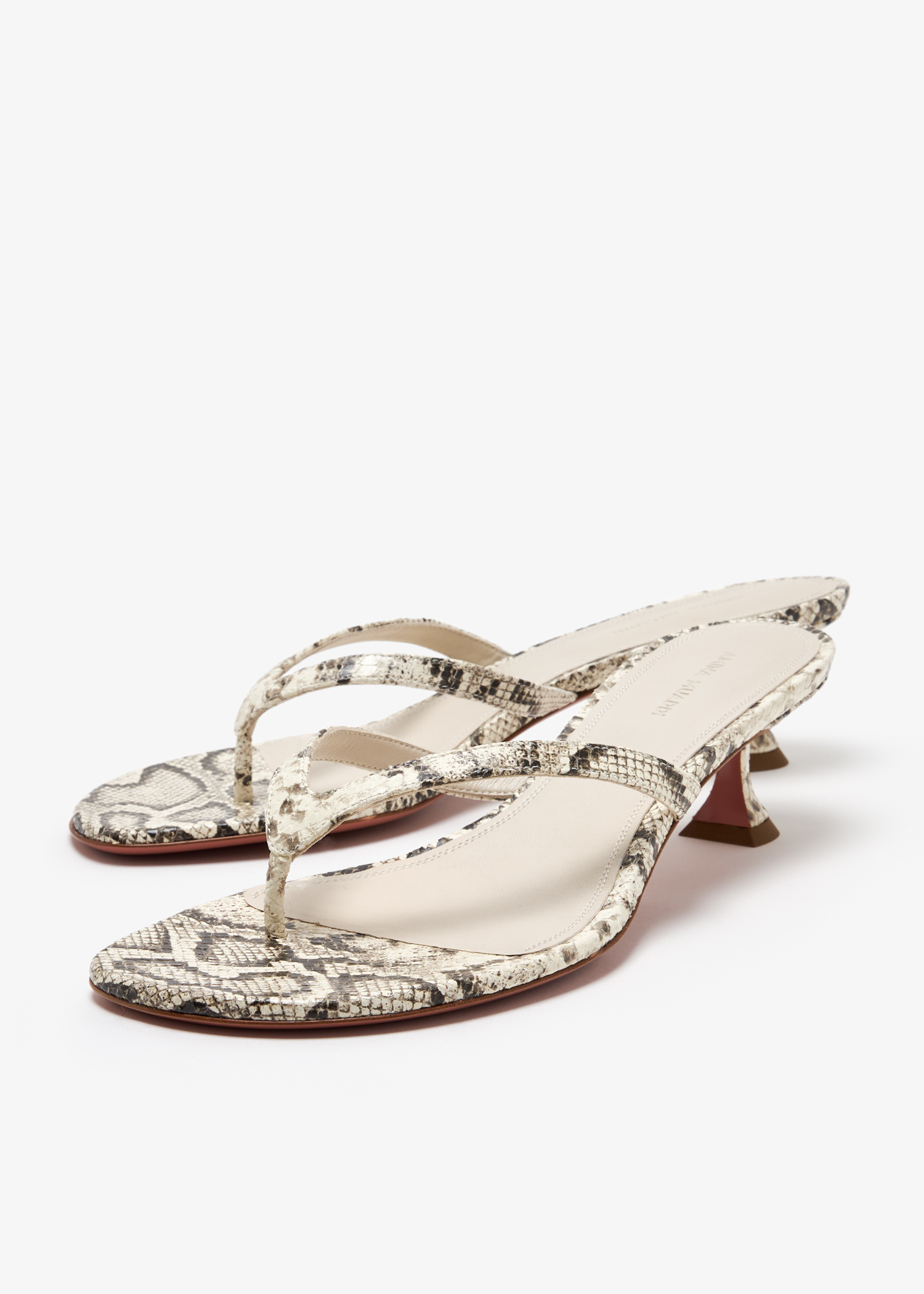 Amina Muaddi Juliette 45 thong sandals for Women - Animal