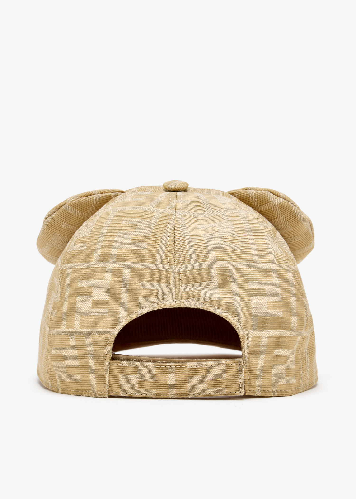 FENDI FF baseball cap for Kids Unisex - Beige in UAE | Level Shoes