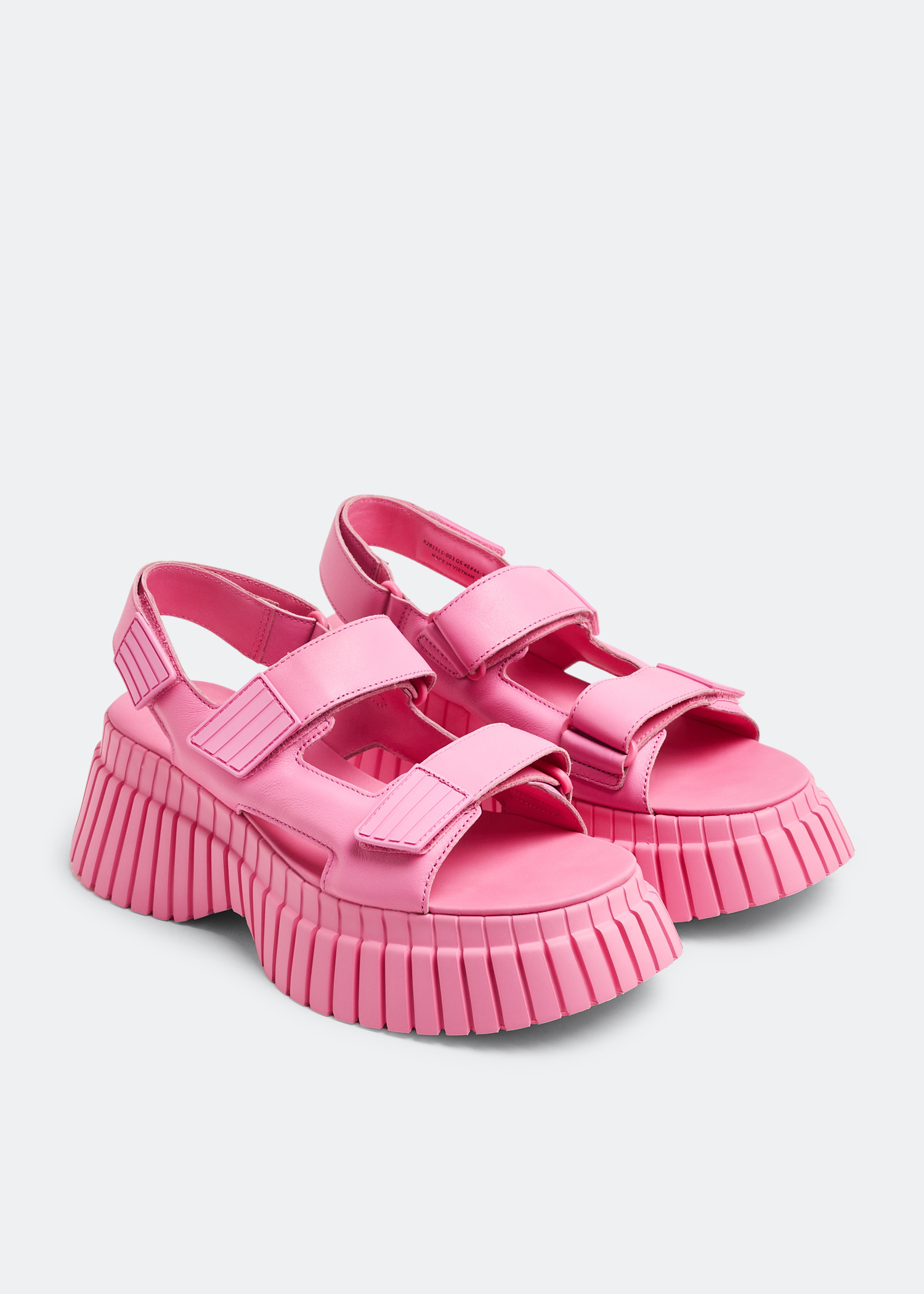 【関税込み】Barcelona Sandals - Camper - Synthetic - Pink Pix Pink Sandals for Women - Spring/Summer collection