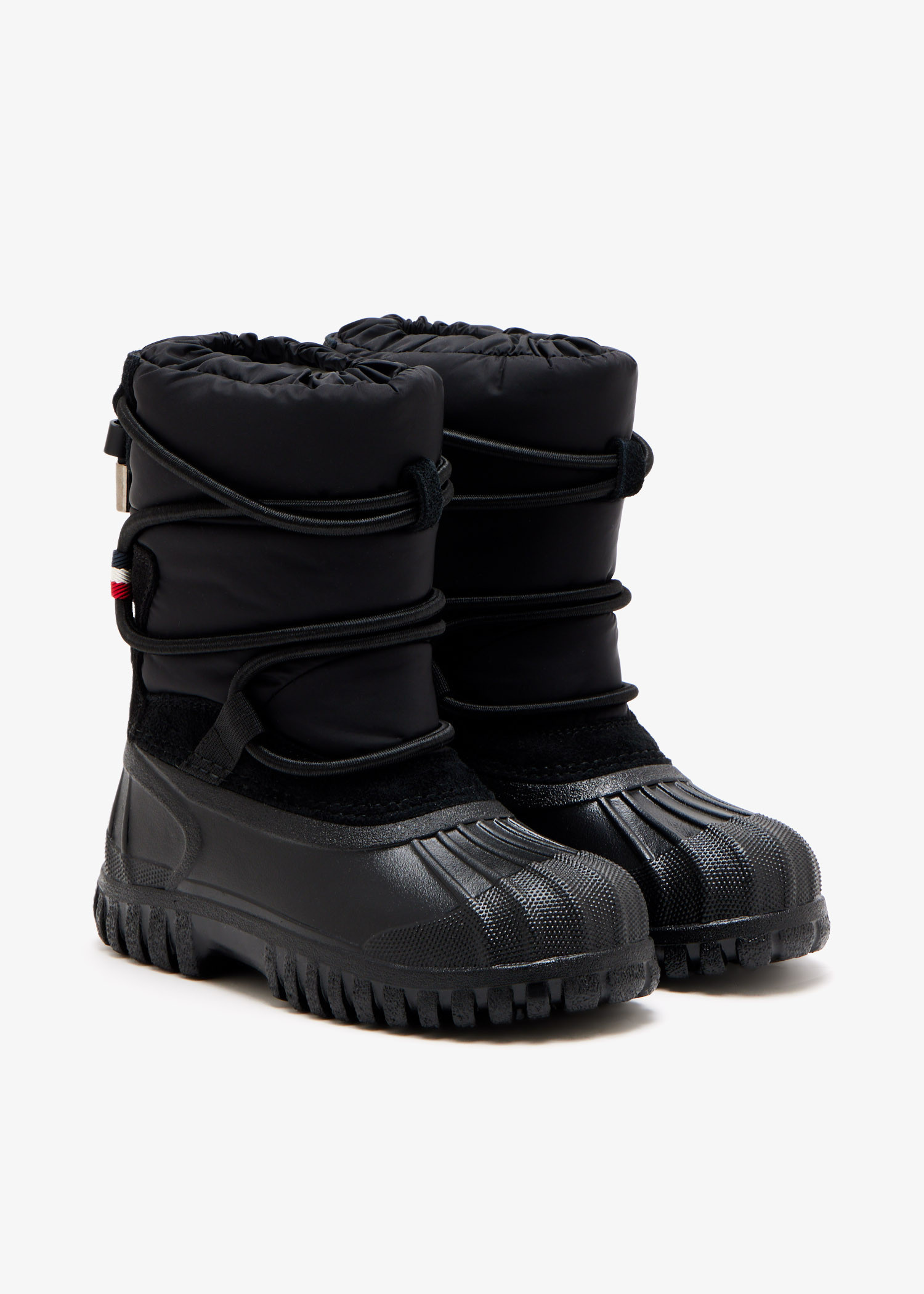 Moncler Chris 儿童男女同款雪地靴- 黑色| Level Shoes