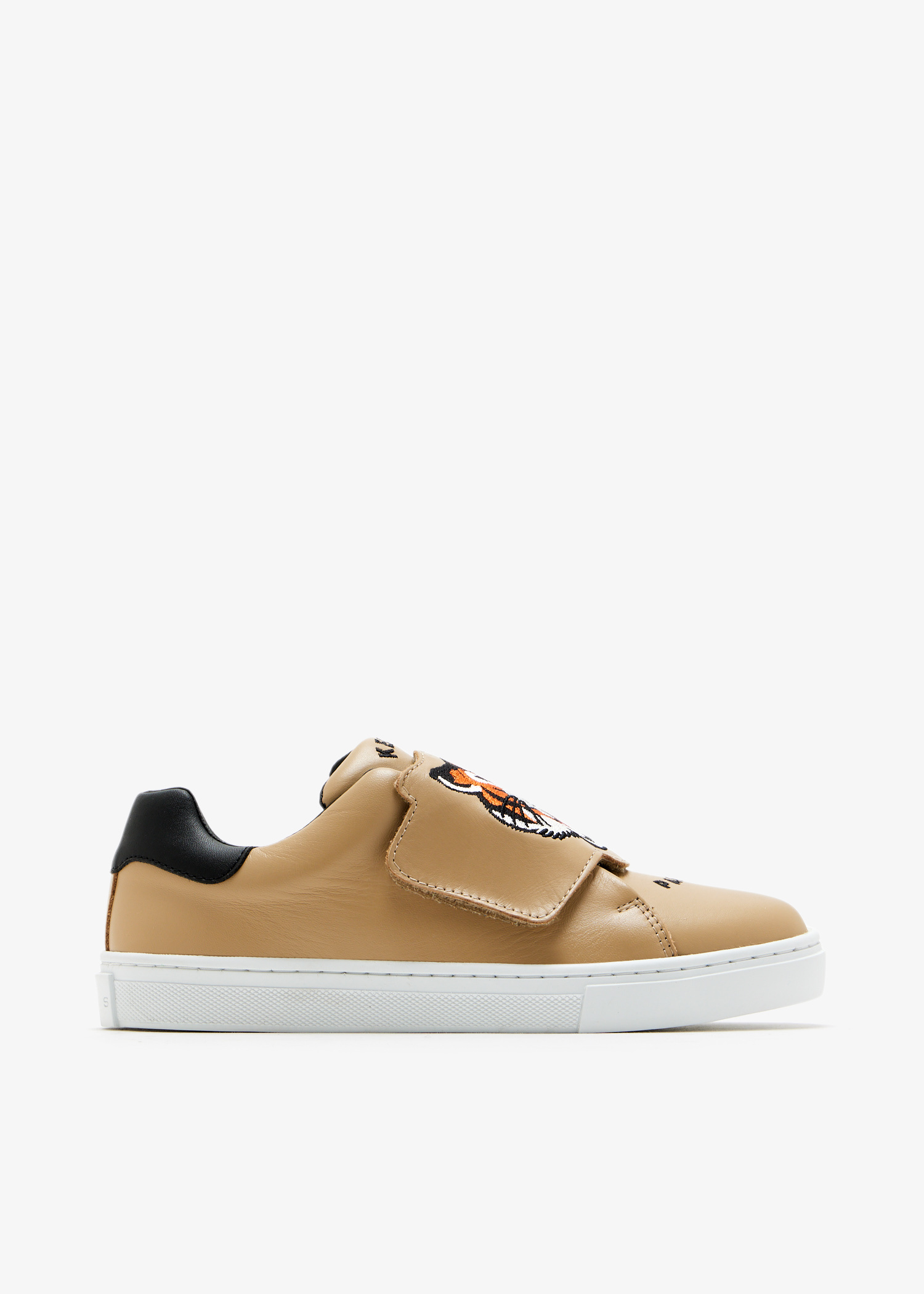 Kenzo Tiger-embroidered sneakers for Boy - Beige in UAE