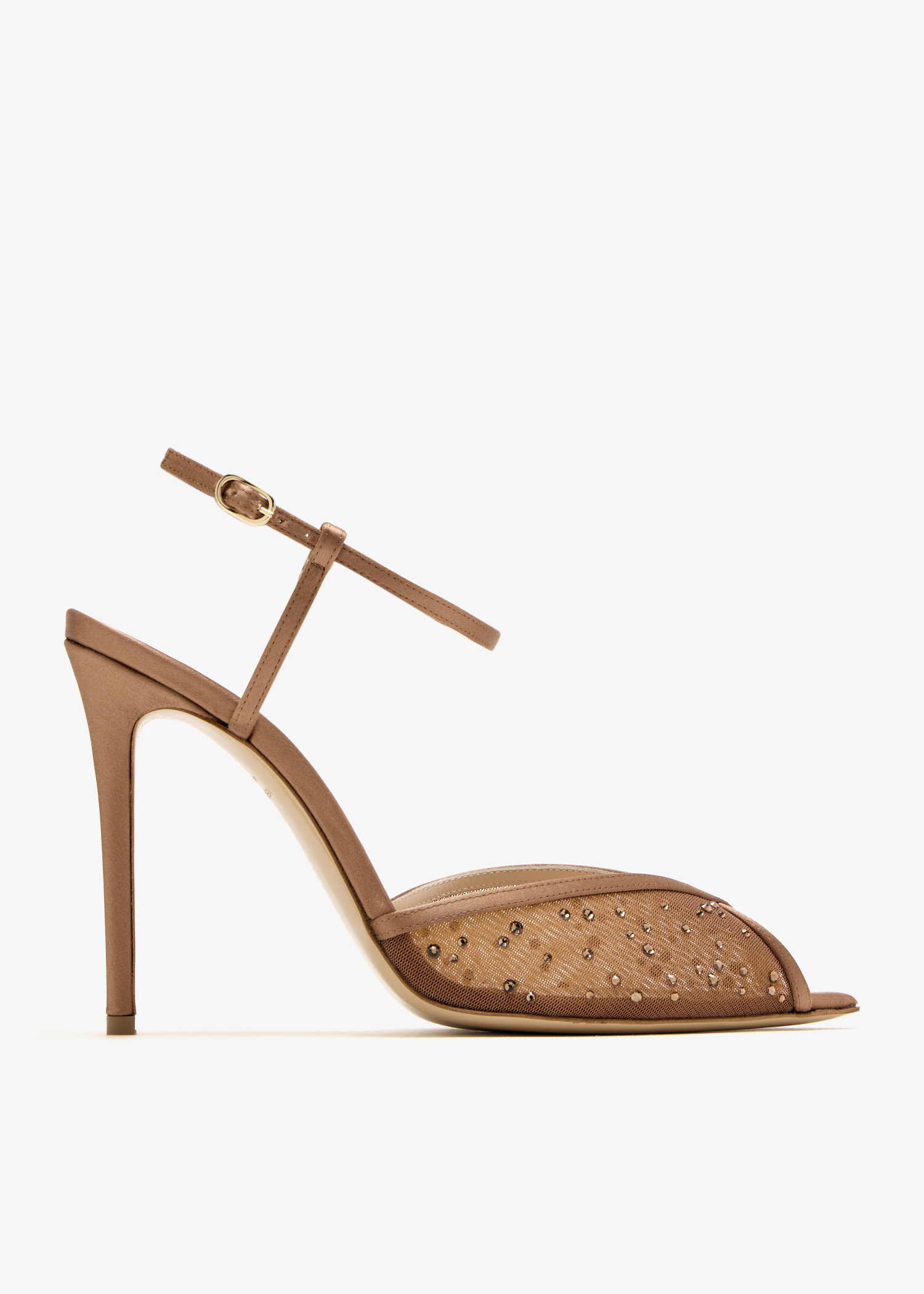 Andrea Wazen Katy Glitz 105 sandals for Women - Brown in UAE
