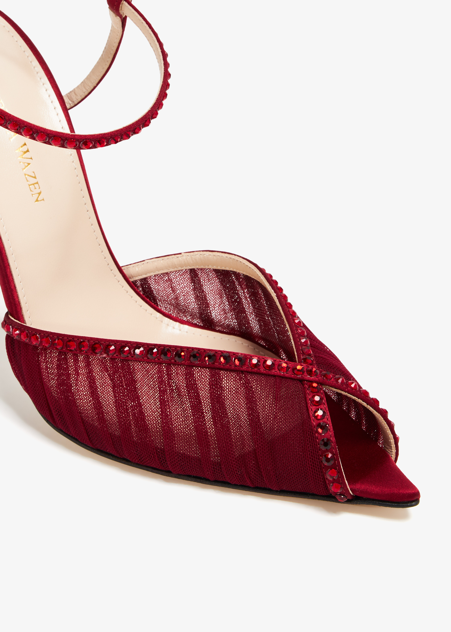 Andrea Wazen Katy sandals for Women - Red in KSA | Level Shoes