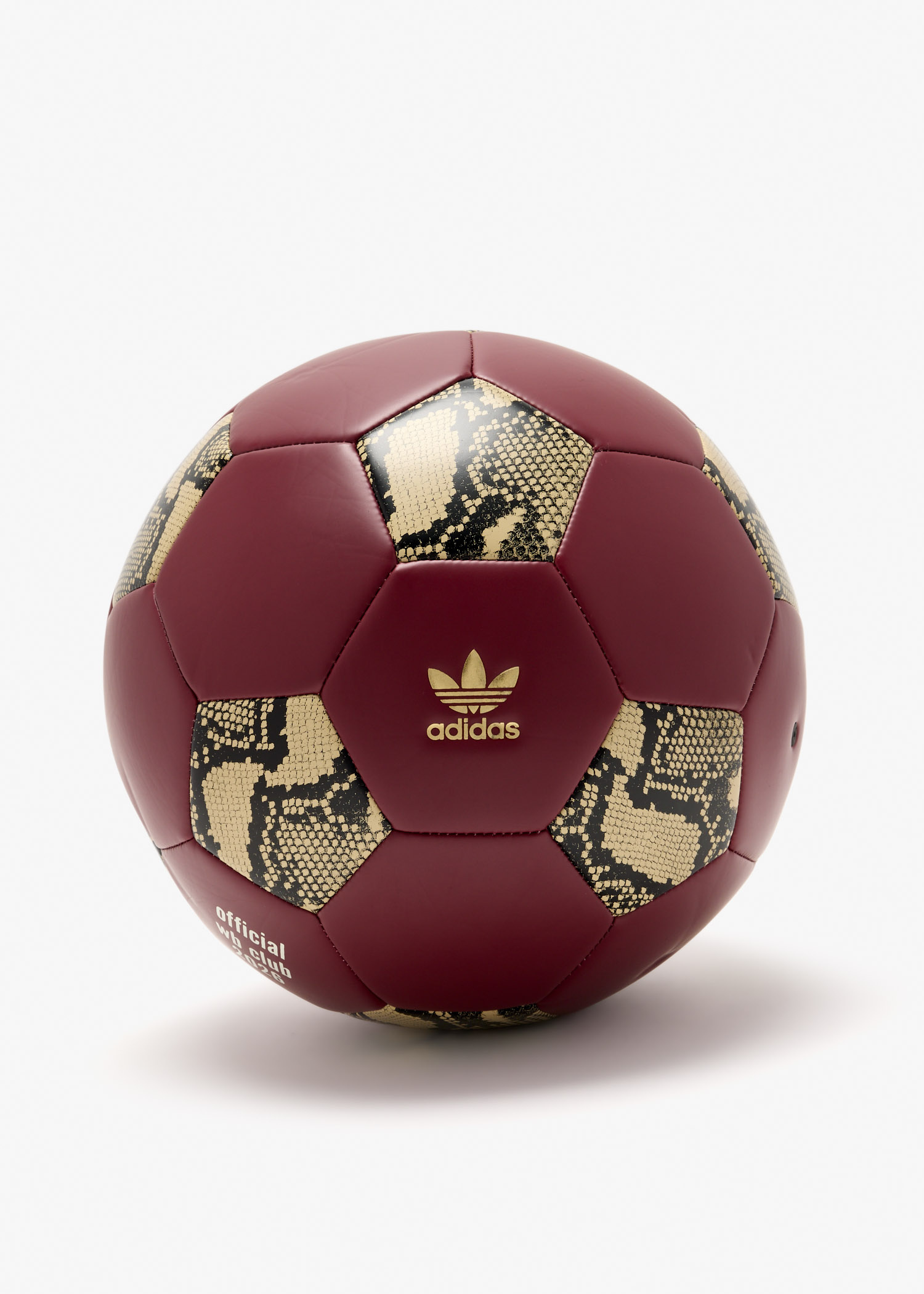 adidas x Wales Bonner ball for ADULT-UNISEX, Men, Women - Burgundy