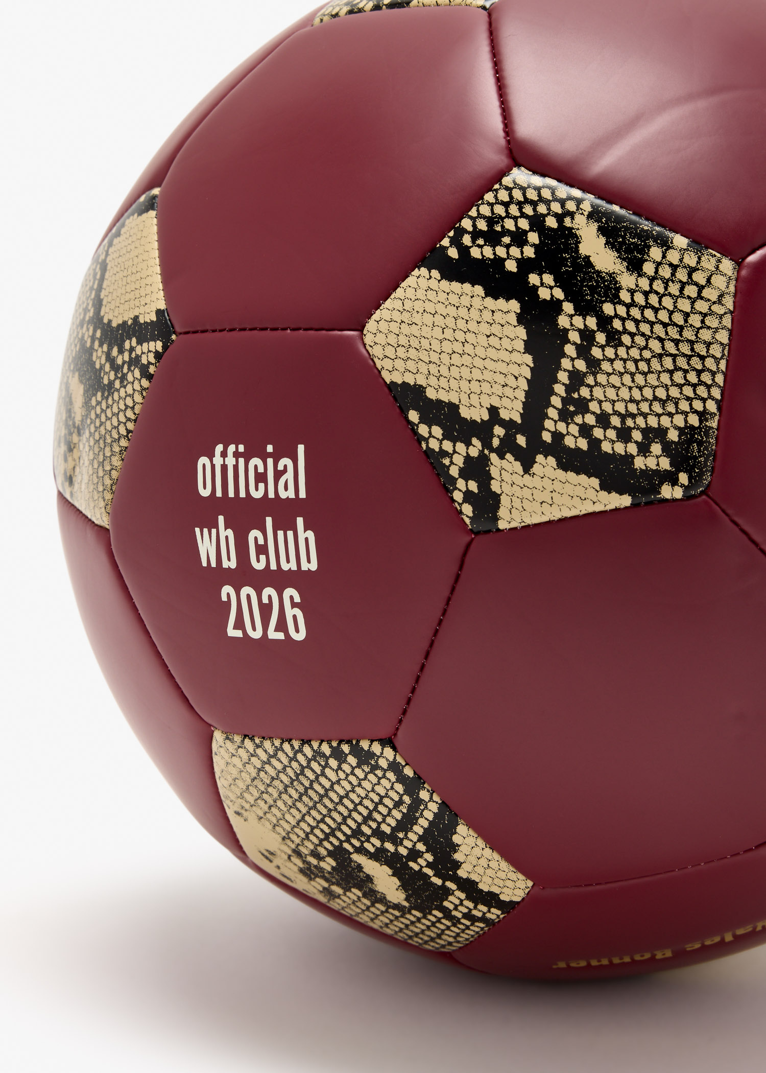 adidas x Wales Bonner ball for ADULT-UNISEX, Men, Women - Burgundy
