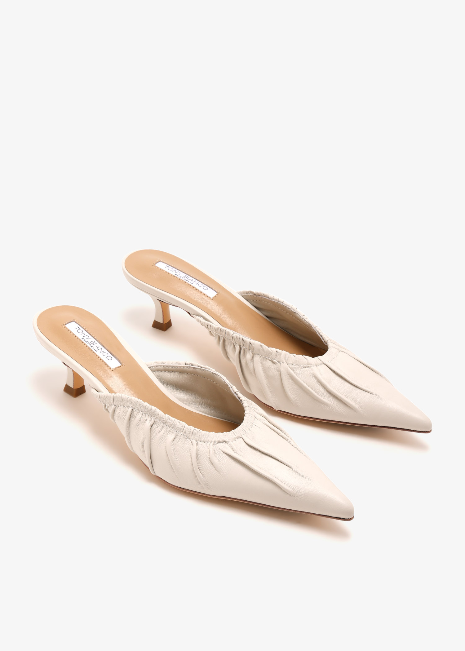 Tony Bianco Kitana mules for Women - White in Oman | Level Shoes