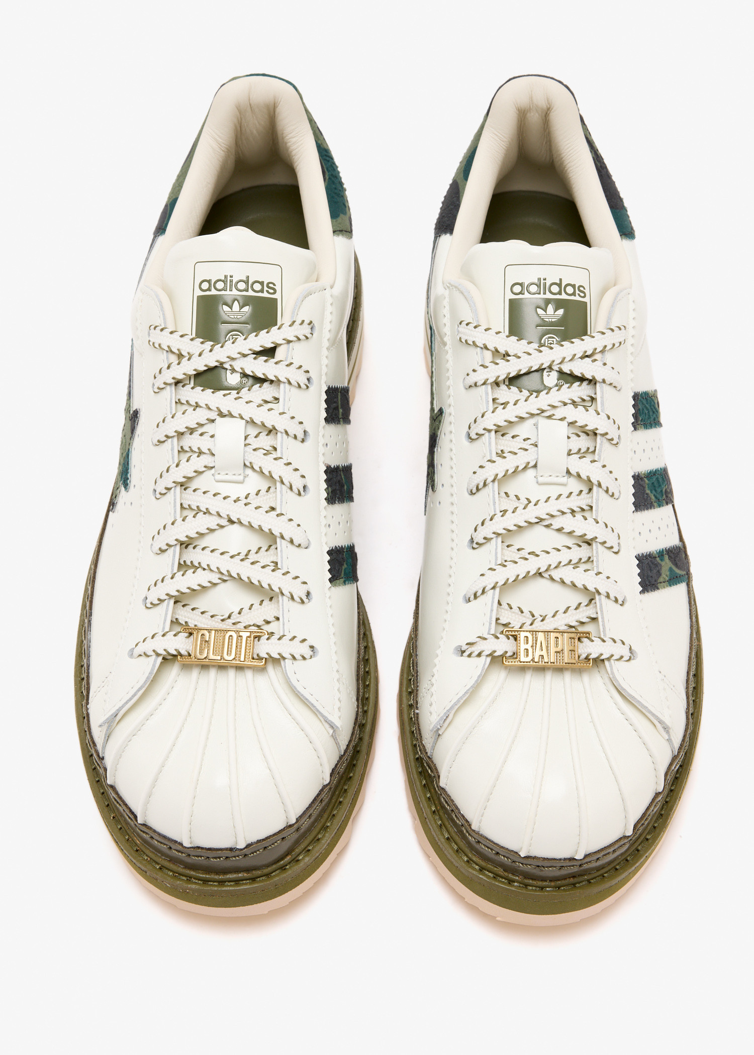 adidas x CLOT x BAPE Superstar sneakers for ADULT-UNISEX, Men, Women -  White in USA | Level Shoes