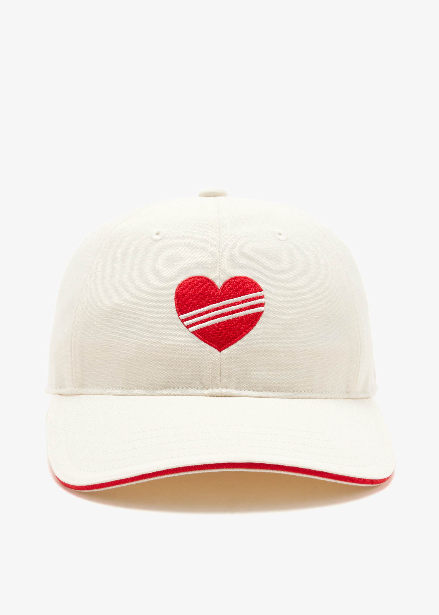 adidas Heart embroidered baseball cap for Women - Cream in USA