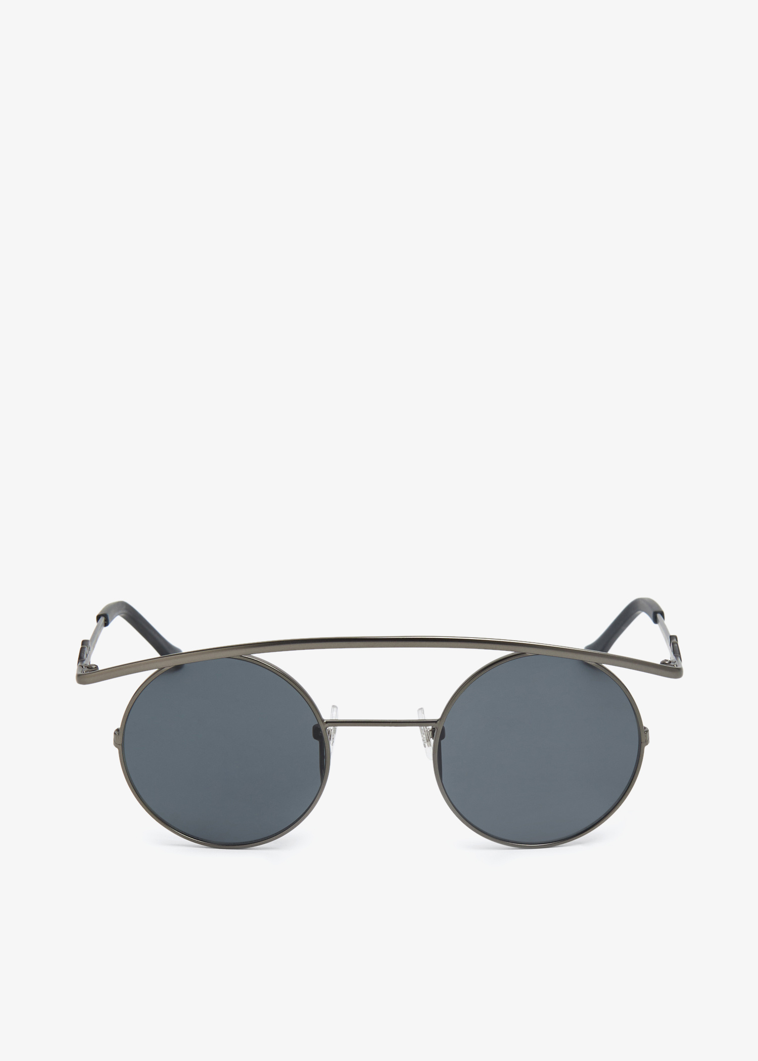 NEW MATH Older Women 2TONE SKA ネオスカ 7インチ Karen Wazen Retro XL sunglasses for Women - Black in UAE