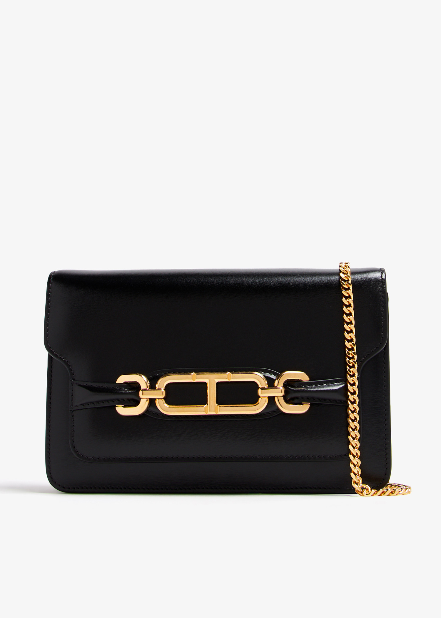 TOM FORD【関税送料込&VIP価格】Small Whitney Box レザーバッグ TOM FORD Mini Whitney Leather Shoulder Bag | Neutrals