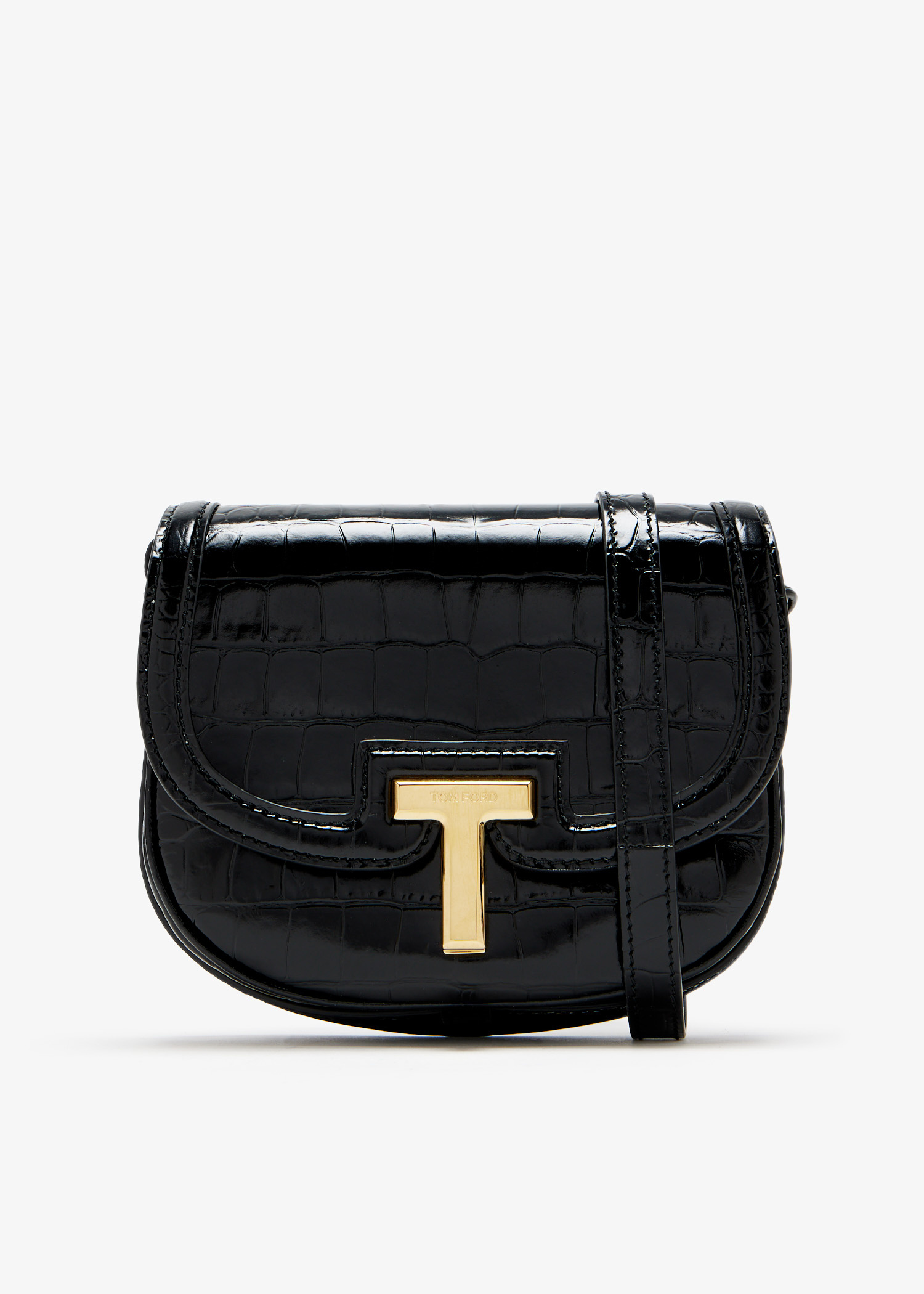 TOMFORD ウォリス エンホス ミニハック L1841LCL395X 1N001 Tom Ford Wallis mini bag for Women - Black in UAE | Level Shoes