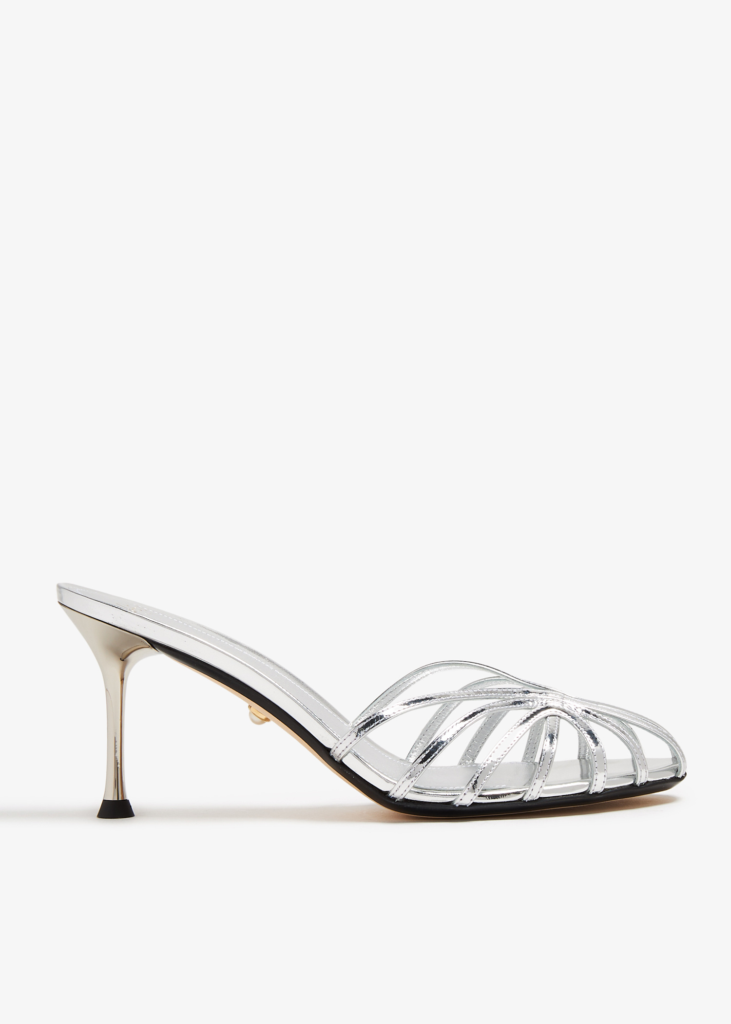 サンダル・ミュール Alevi MILANO SS23 Alevi Sandals Silver (L23SC025N 0687601) Alevì Milano Rachel mules for Women - Silver in UAE | Level