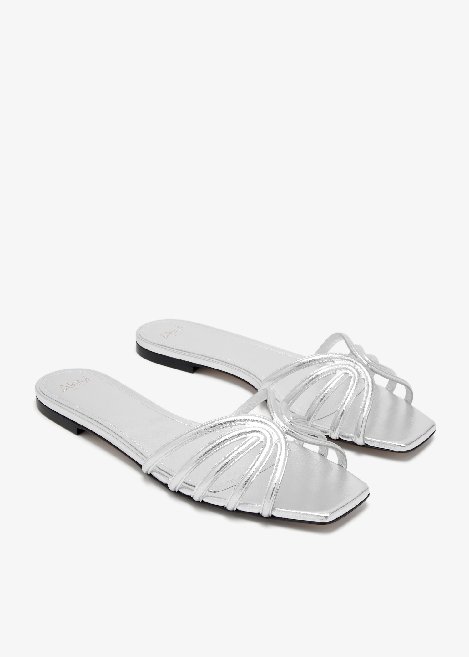 サンダル・ミュール Alevi MILANO 'Elastic' sandals (L23SC025N0687601 SILVER) Alevì Milano Elastic Sandals In Silver | ModeSens