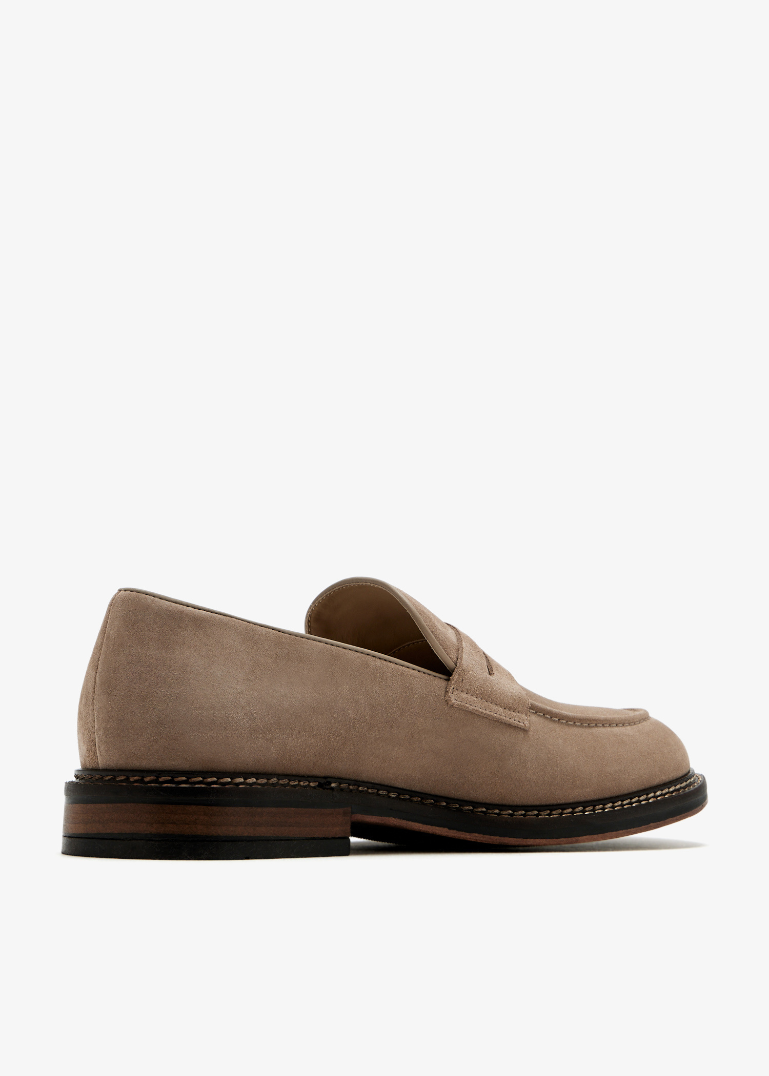 Eleventy Suede penny loafers for Men - Beige in USA | Level 