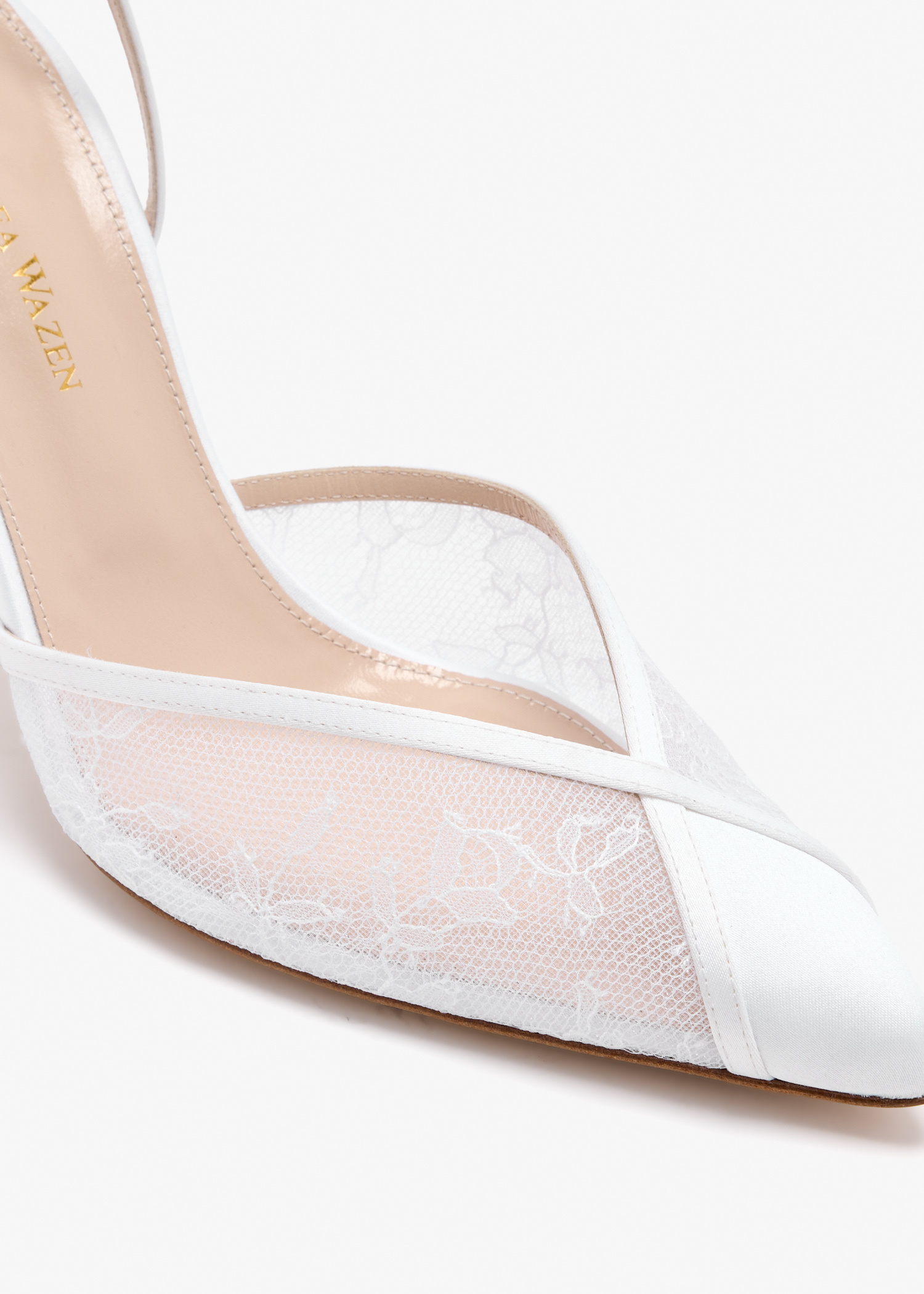 Andrea Wazen Lenny 85 pumps for Women - White in KSA | Level Shoes