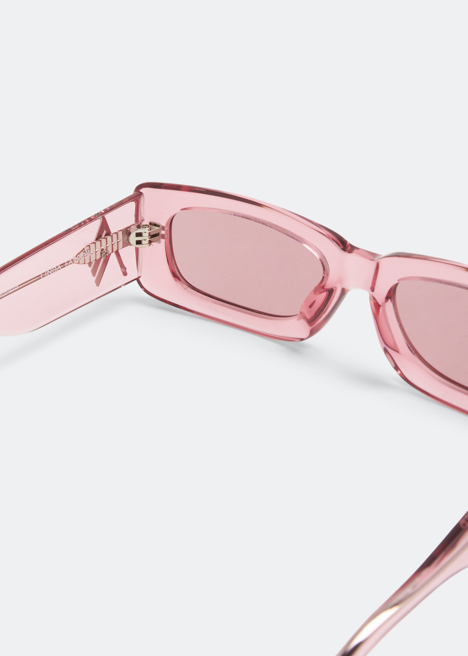 サングラス THE ATTICO Woman Sunglasses Pink ATTICO45C4SUN 4 The Attico x Linda Farrow / Irene / Strawberry – I Visionari