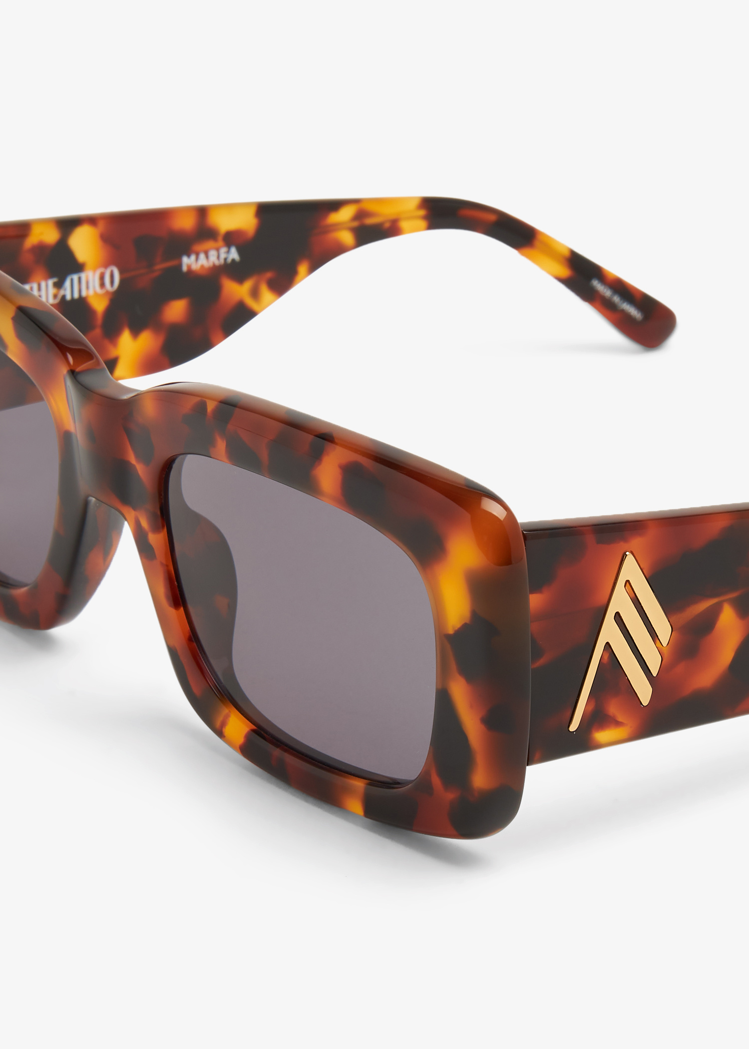 Linda Farrow x The Attico Marfa sunglasses for Women - Brown