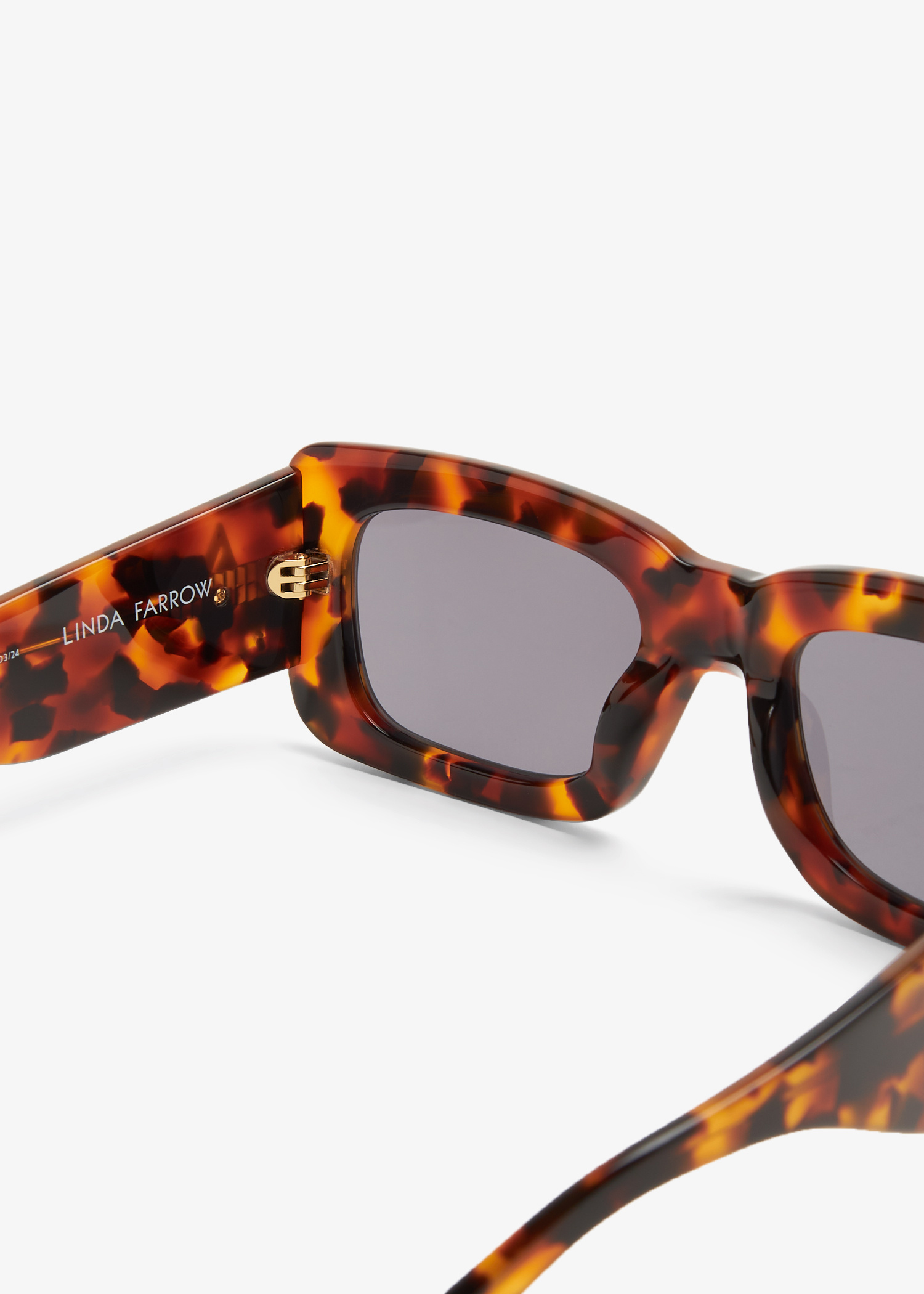 Linda Farrow x The Attico Marfa sunglasses for Women - Brown