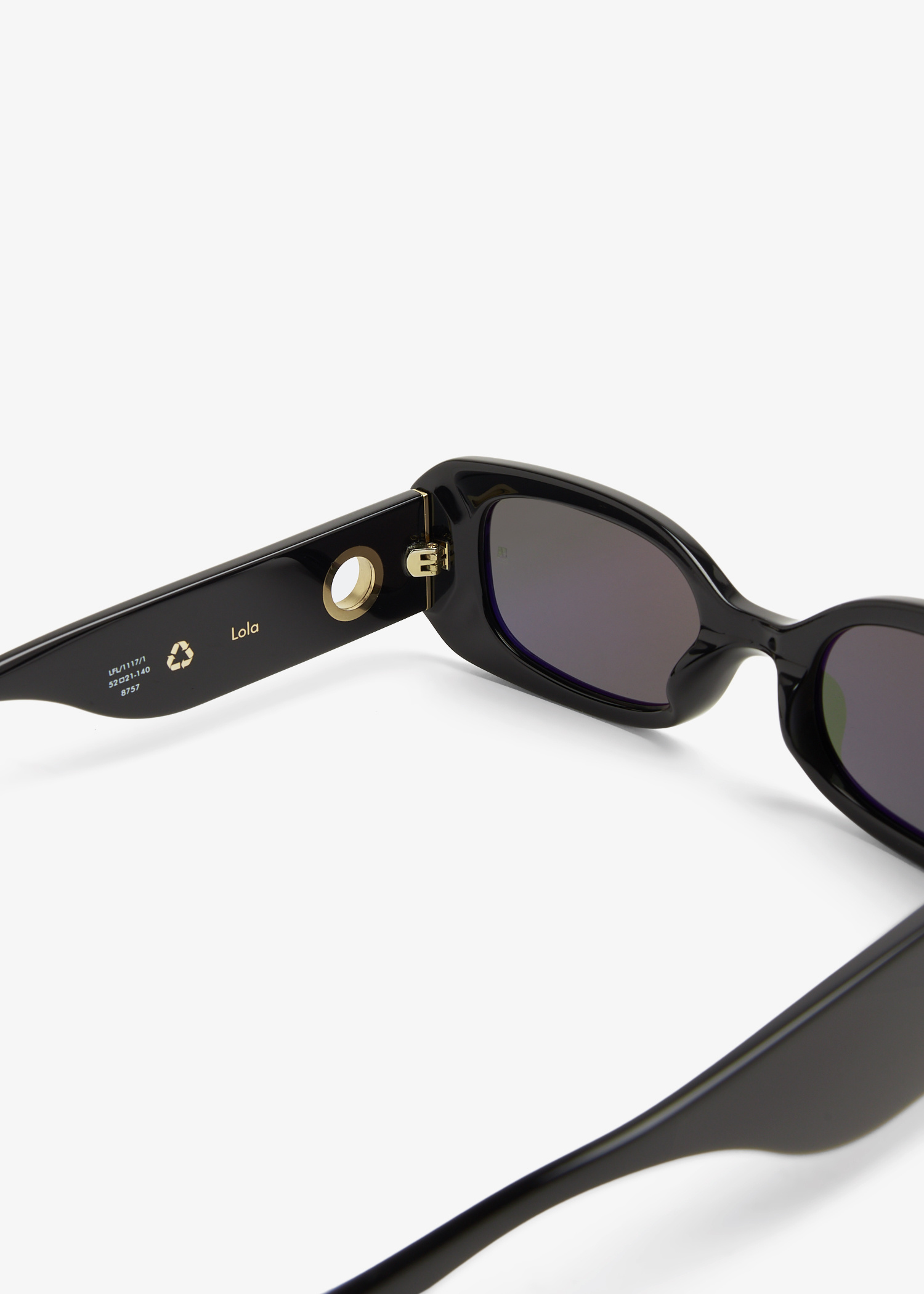 サングラス Linda Farrow SS25 Woman SUNGLASSES (LFL1297C1SUN 01 BLACK) Linda Farrow - Astrid Sunglasses | Specs Collective
