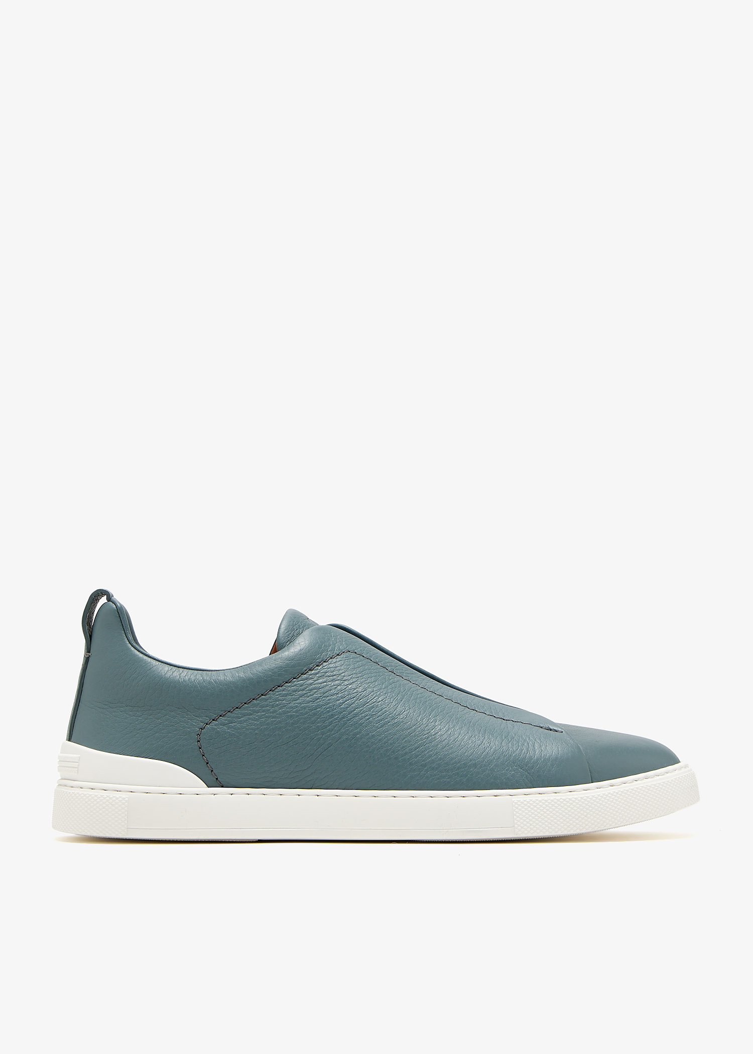スニーカー Z Zegna LHSOY S4667Z FDE Sneakers Blue ZEGNA | Suede Triple Stitch Low Top Sneaker (2 Colors)