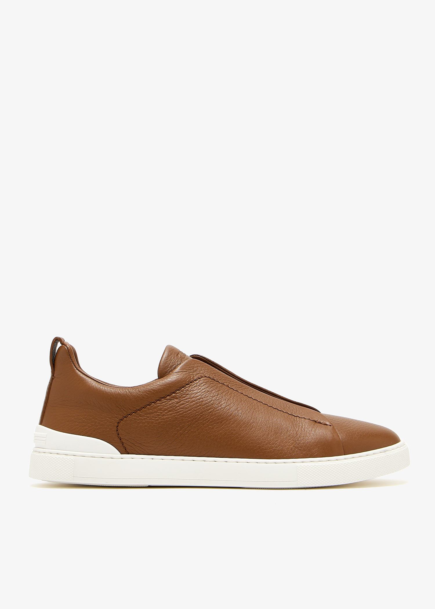 スニーカー ZEGNA Men Sneakers Camel S4667ZLHSOY COC Beige Suede Triple Stitch™ Sneakers SS25 22325564 | Zegna US