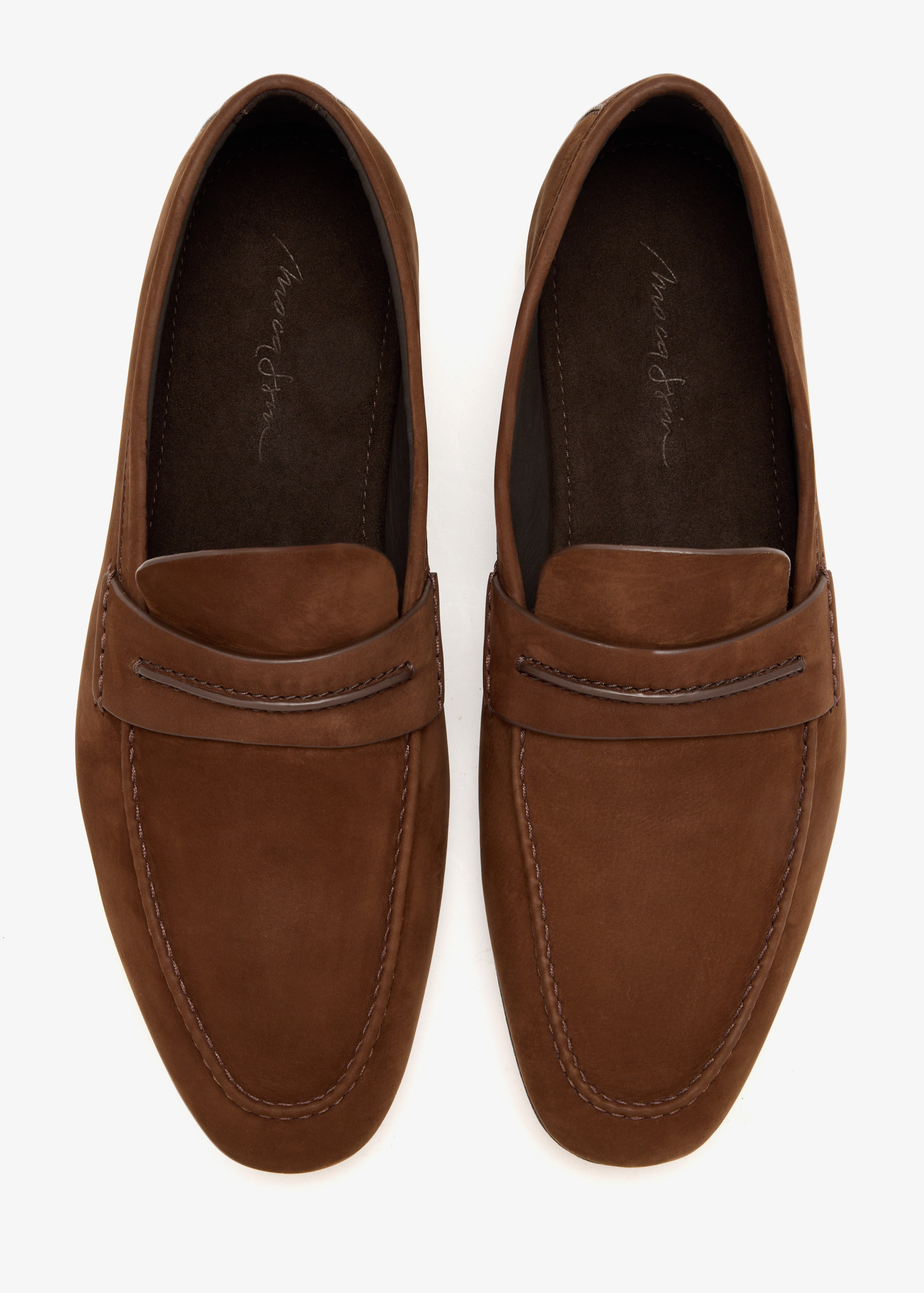 ZEGNA SECONDSKIN mocassin loafers for Men - Brown in KSA | Level Shoes