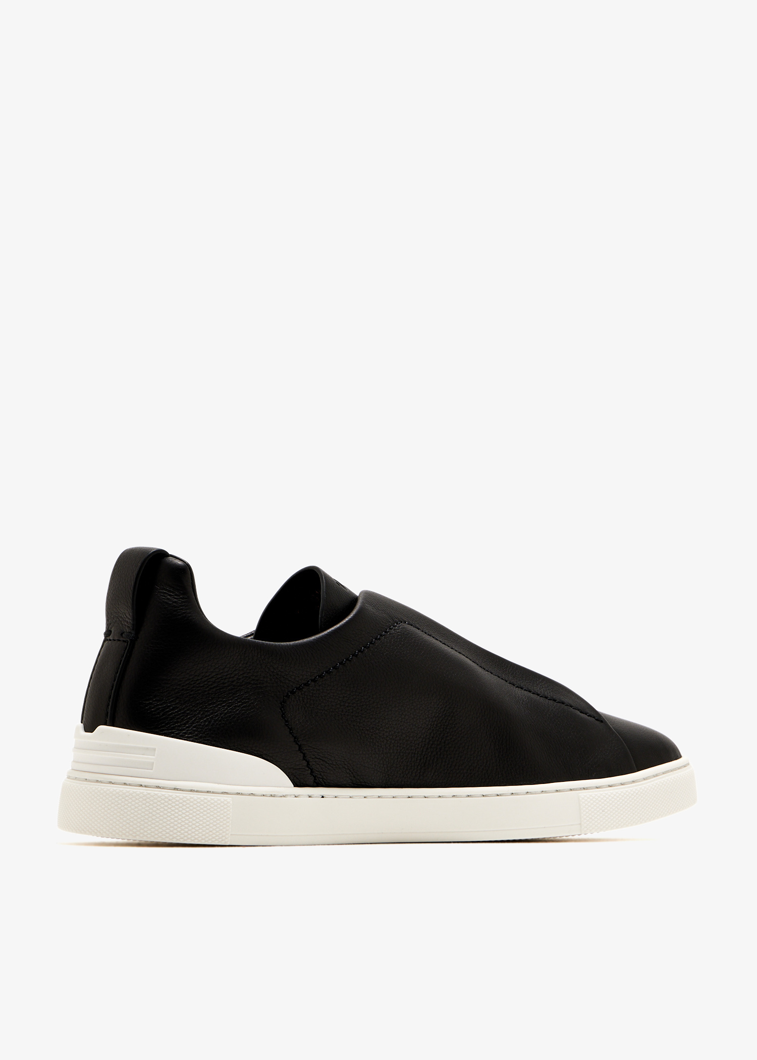 ZEGNA Triple Stitch™ SECONDSKIN sneakers for Men - Black in UAE