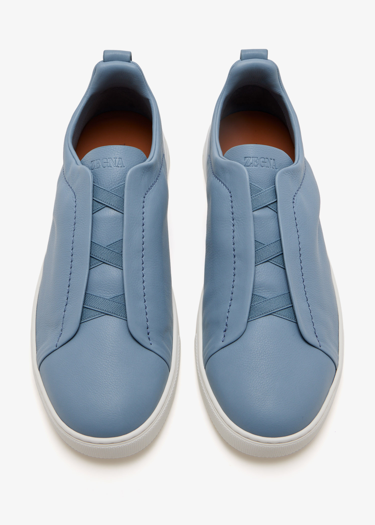 ZEGNA Triple Stitch™ SECONDSKIN sneakers for Men - Blue in KSA