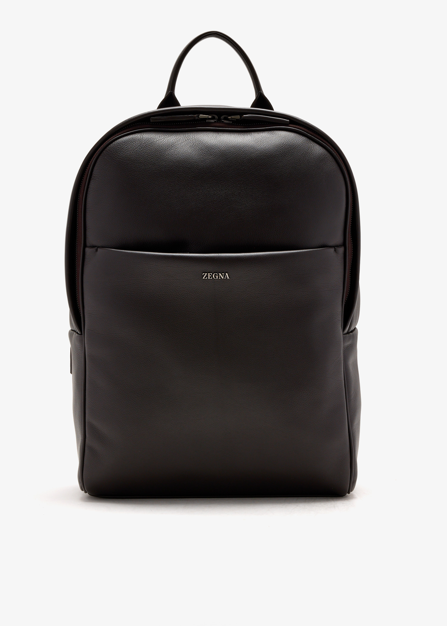 ZEGNA SECONDSKIN Hoodie backpack for Men - Brown in KSA | Level Shoes