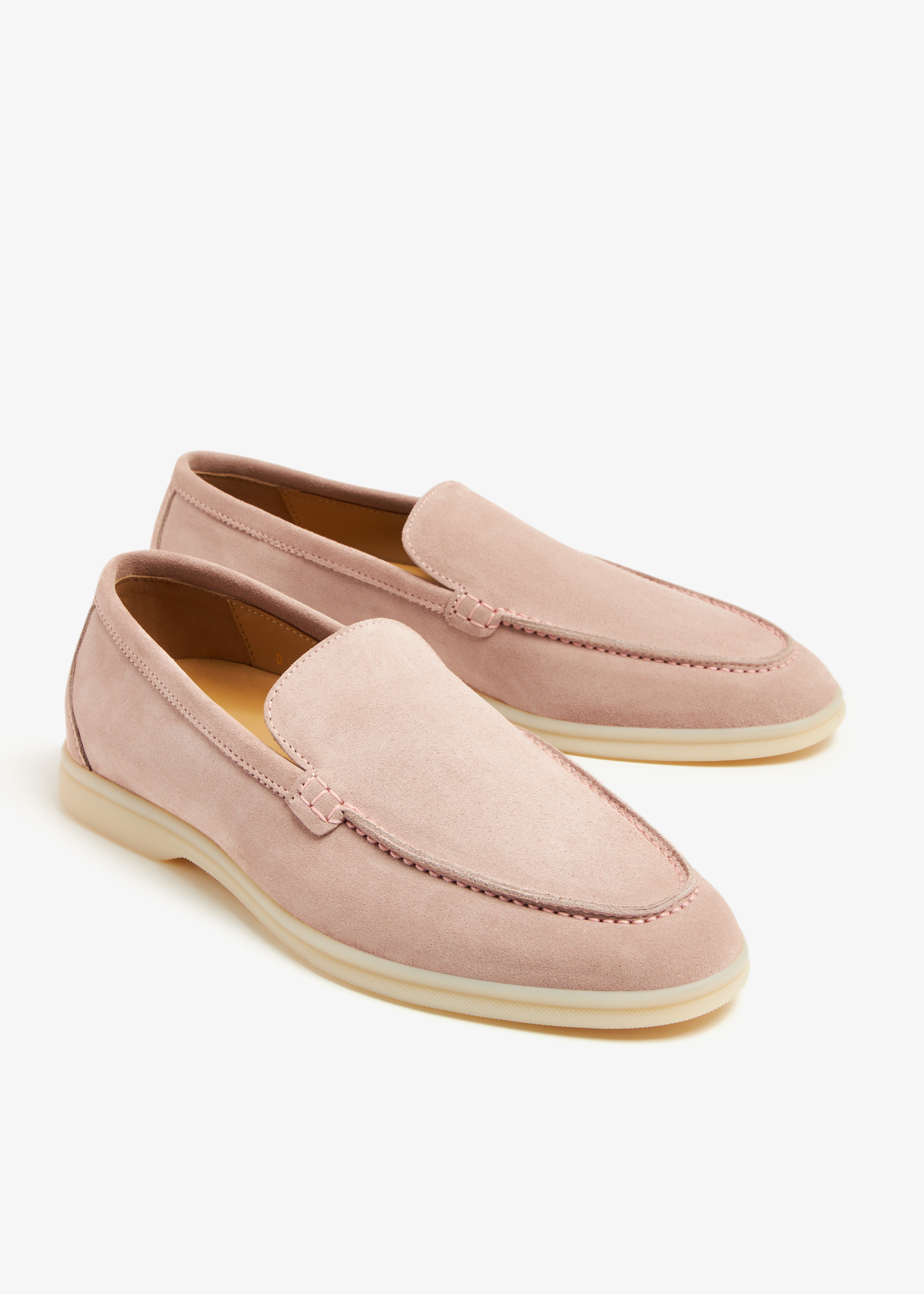 ローファー・オックスフォード SCAROSSO Valeria Beige Scamosciata (VALERIALOAFBEISUED) Valeria Beige Suede Loafers for Women | Scarosso®