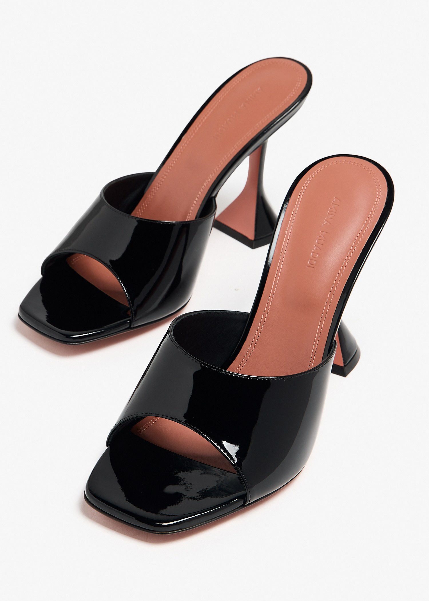 【関税&送料込】Amina Muaddi Anok Mule Sandals In Patent Lea AMINA MUADDI | patent leather Anok mule 105 mm | Antonioli.eu
