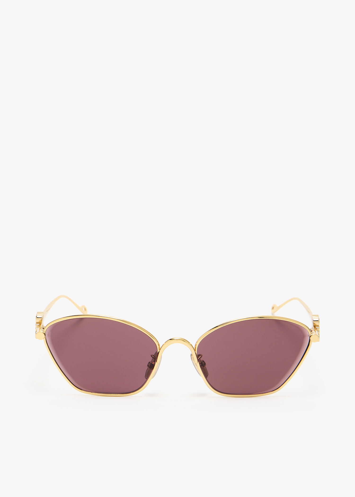 サングラス LOEWE Woman Sunglasses Gold LW40164U 32E LOEWE Sky sunglasses for Women - Gold in UAE | Level Shoes