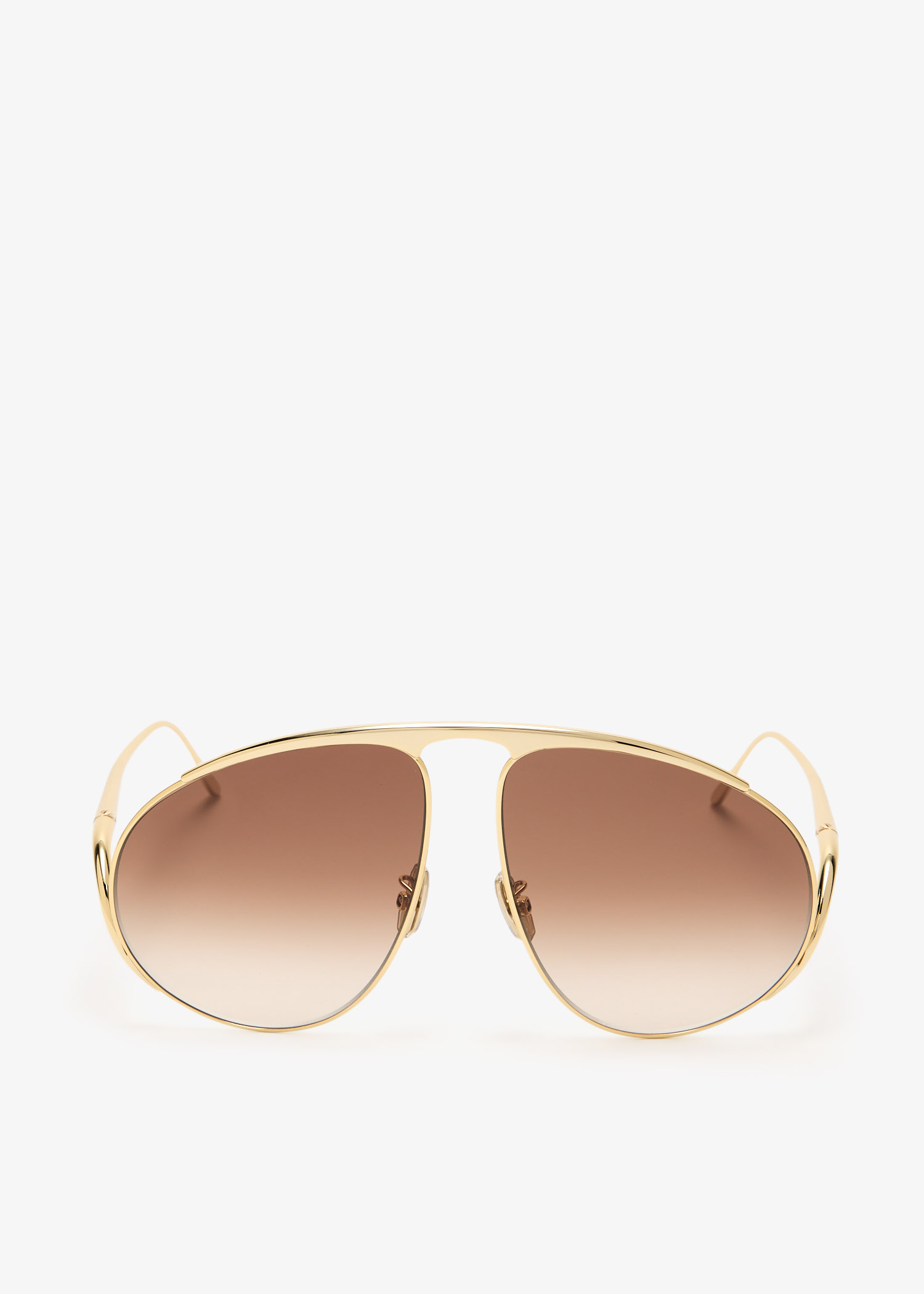 サングラス LOEWE SILVER L HILLOCK SUNGLASSES Hillock sunglasses Silver - LOEWE
