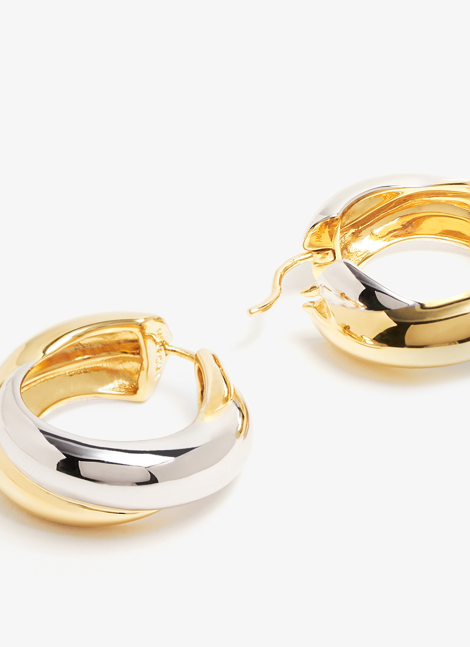 ★MISSOMA★LUCY WILLIAMS CHUNKY MEDIUM ENTWINE HOOP EARRINGS Lucy Williams Chunky Medium Entwine Hoop Earrings | 18k Gold