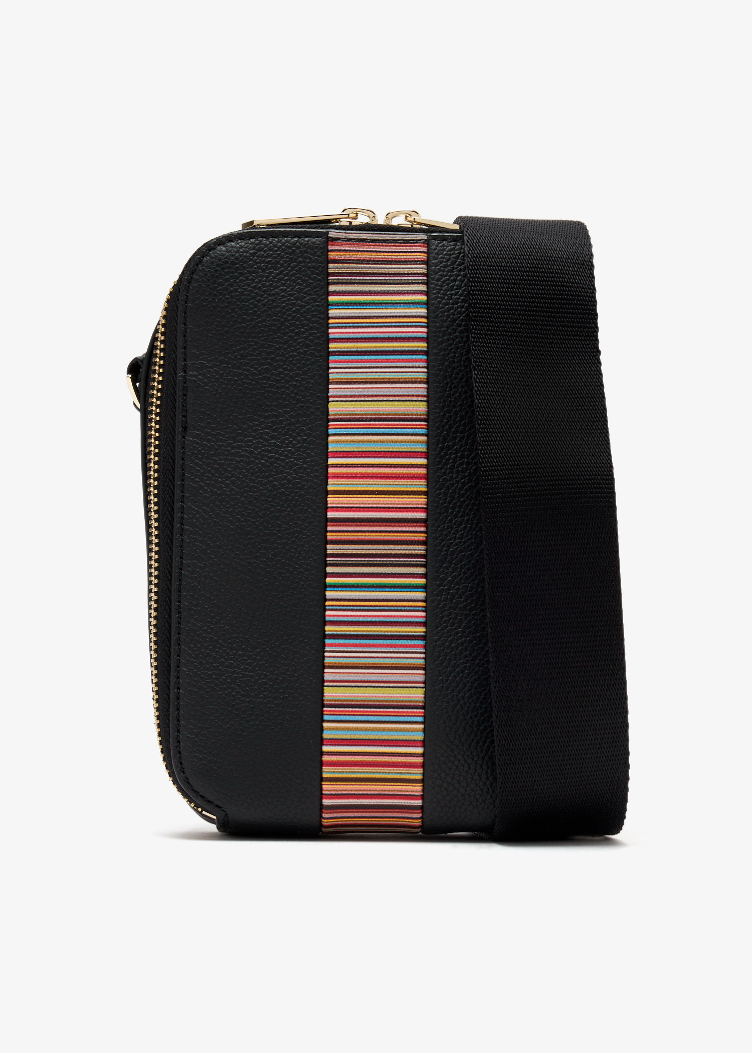 Paul Smith Signature Stripe trim flight bag for Men - Black